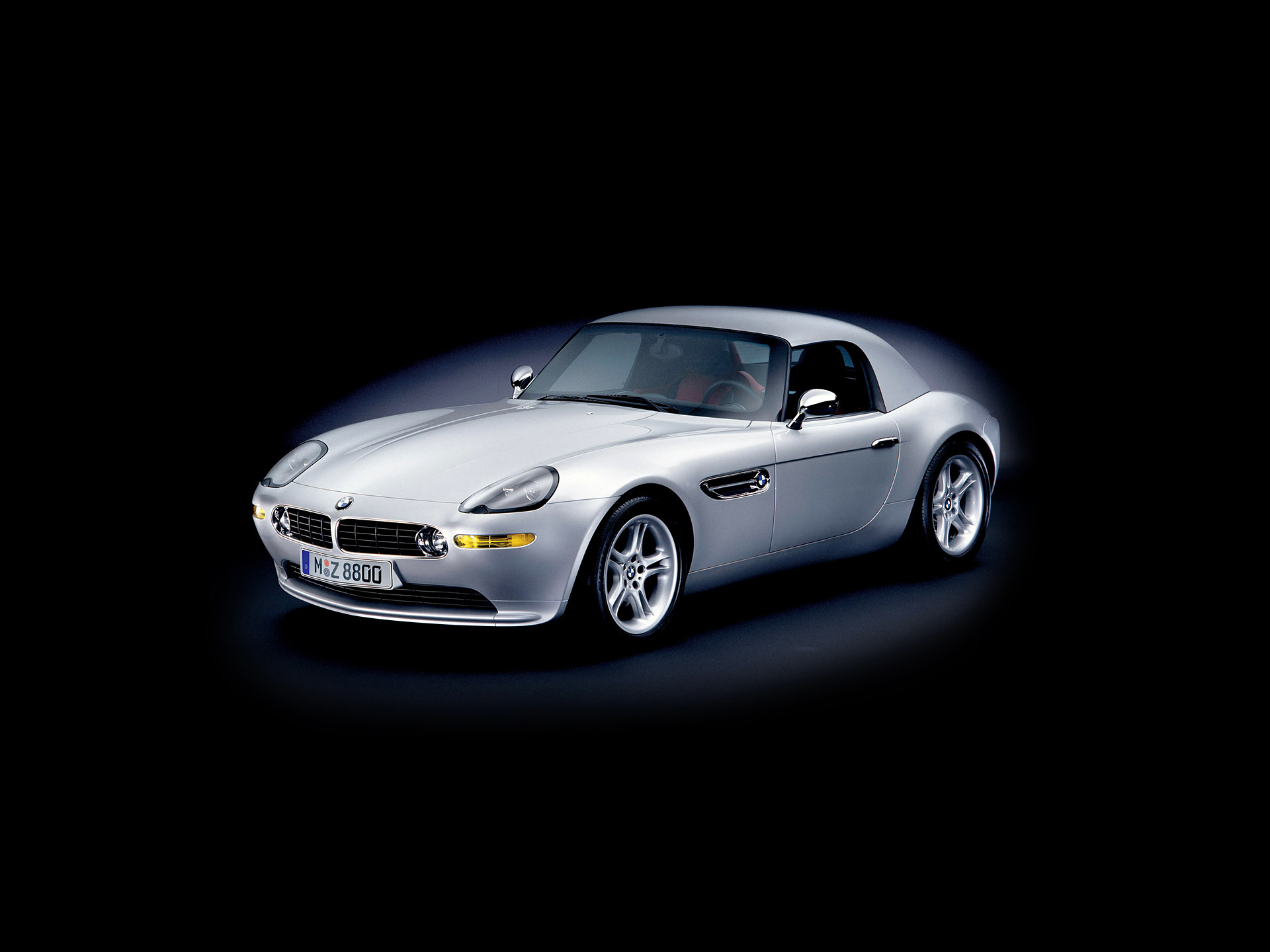Silver BMW Z8 Roadster HD Wallpaper