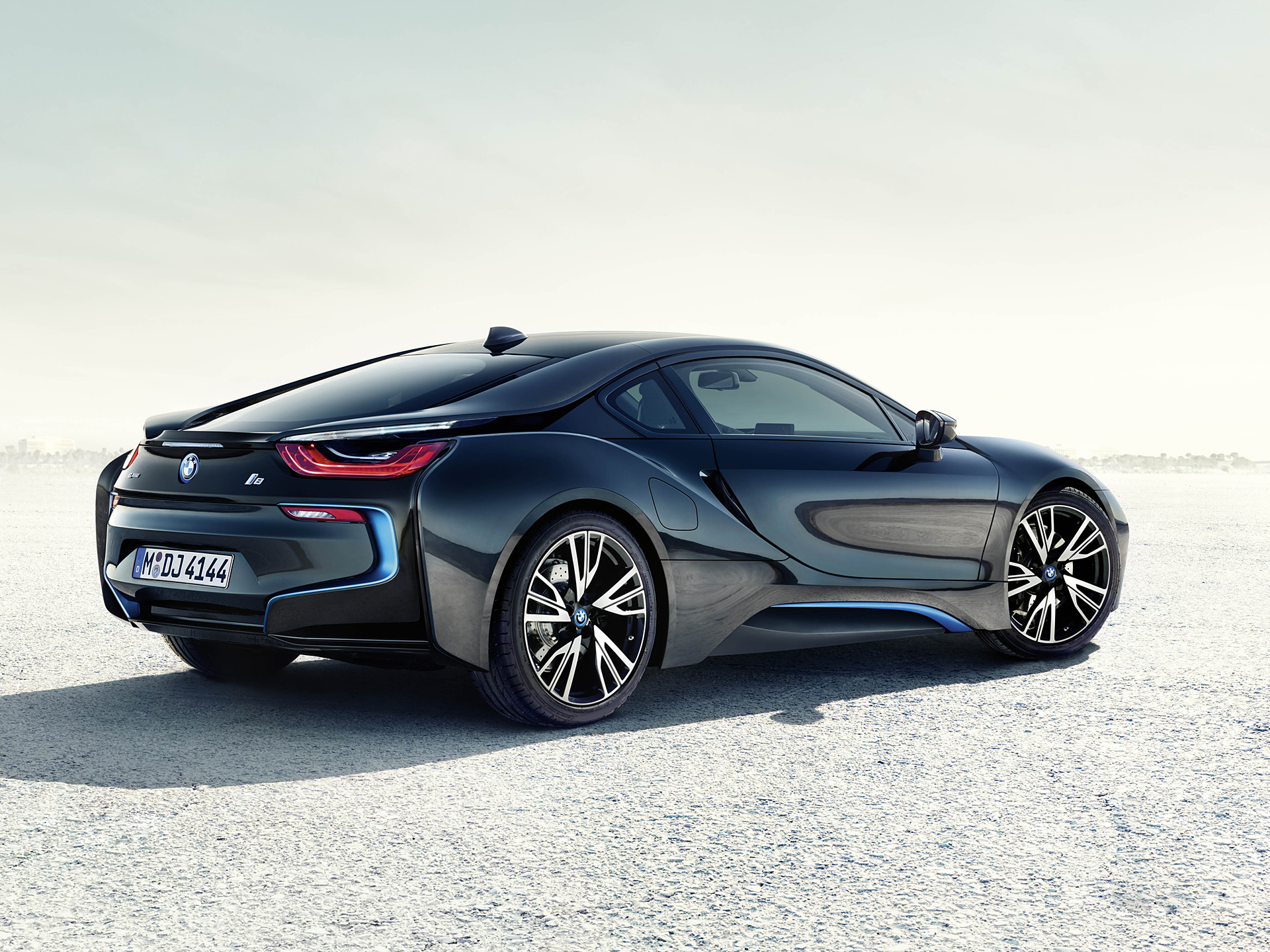Black BMW i8 Hybrid Sport Car HD Wallpaper