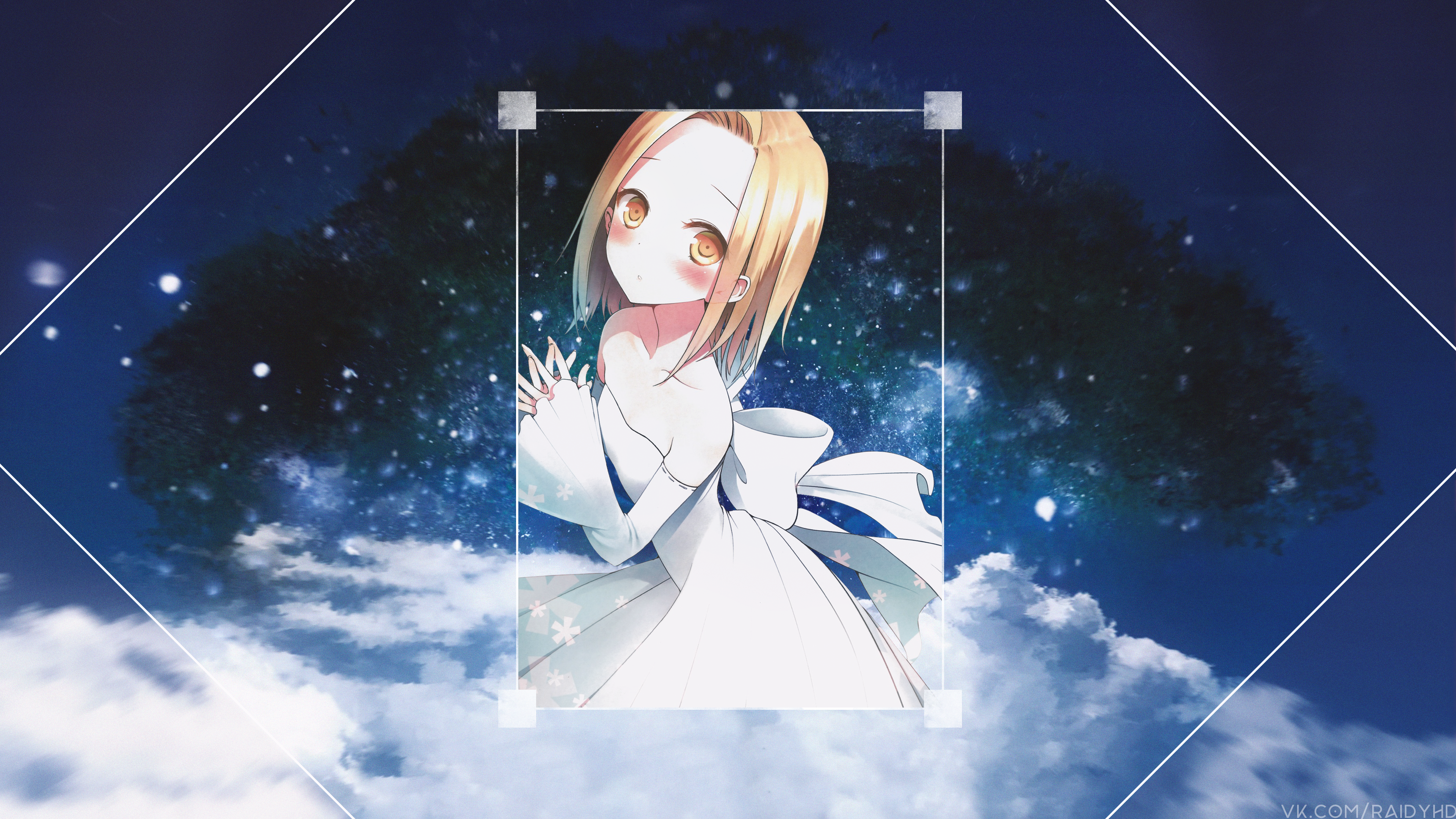 Elaine from The Seven Deadly Sins in a white dress HD Wallpaper