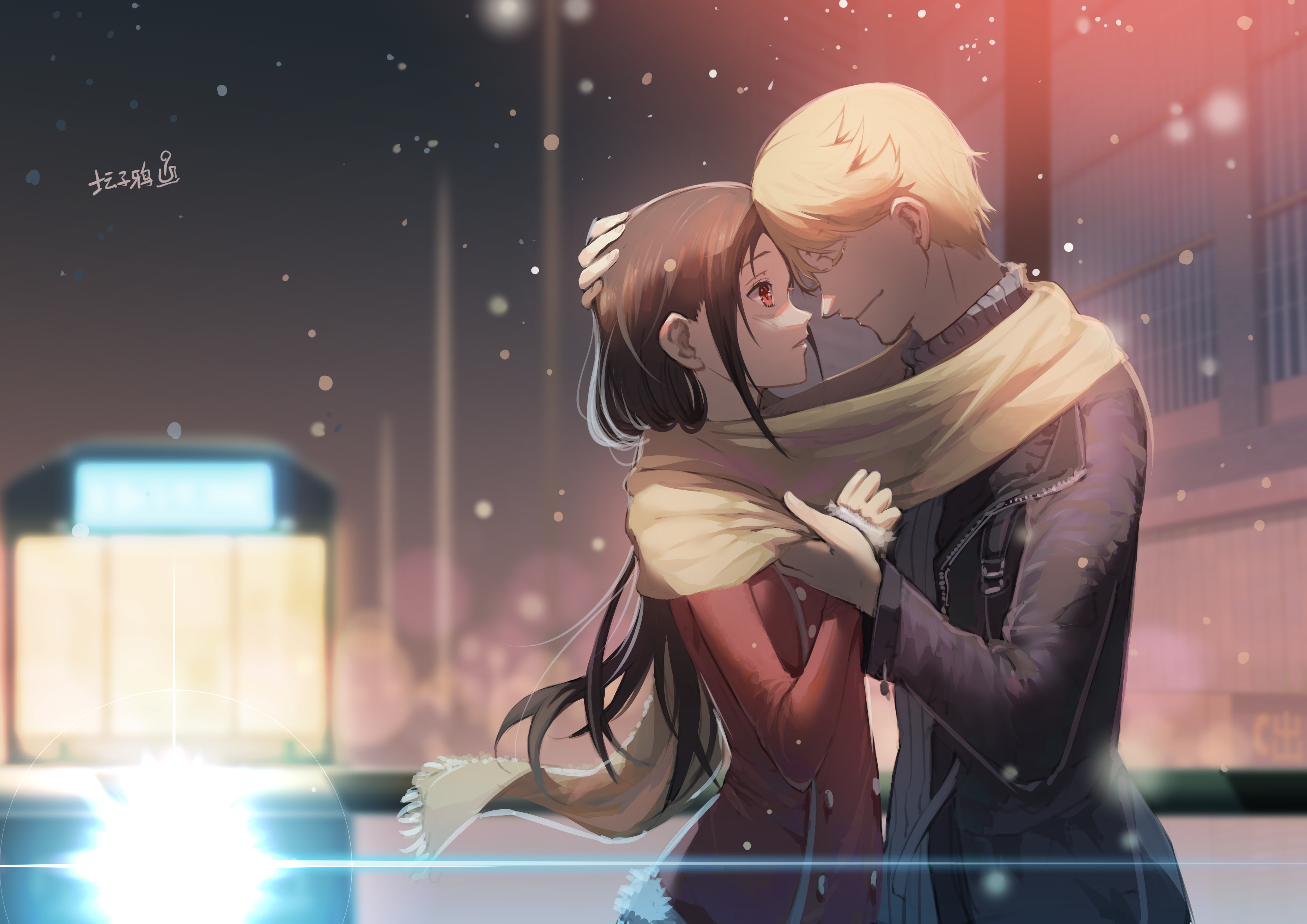 Kaguya-sama Love Is War Romantic Scene HD Wallpaper