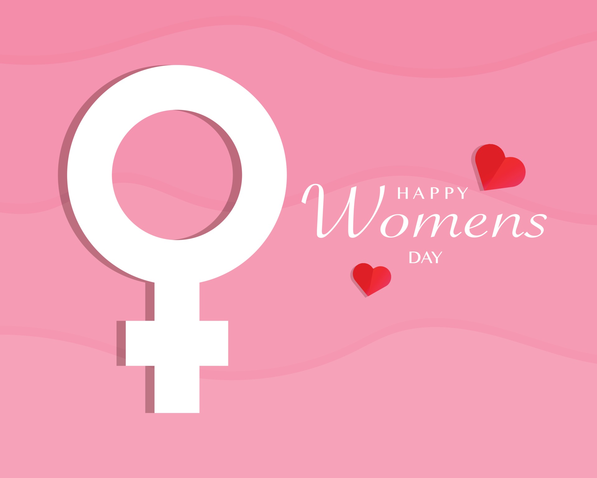 Happy Womens Day Symbol HD Wallpaper