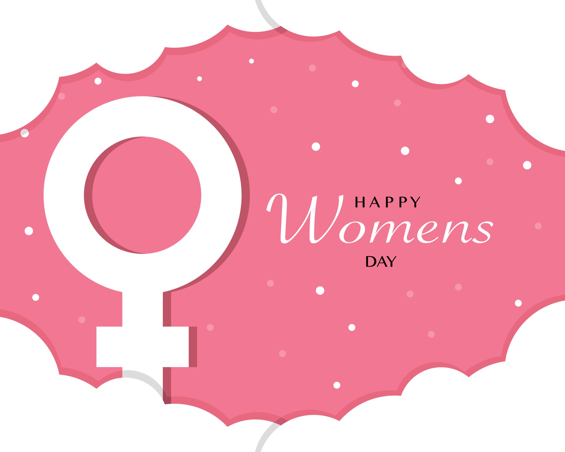 Happy Womens Day Symbol HD Wallpaper