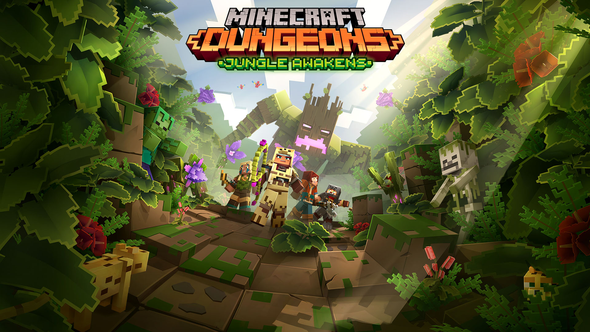 Minecraft Dungeons Jungle Awakens HD Wallpaper