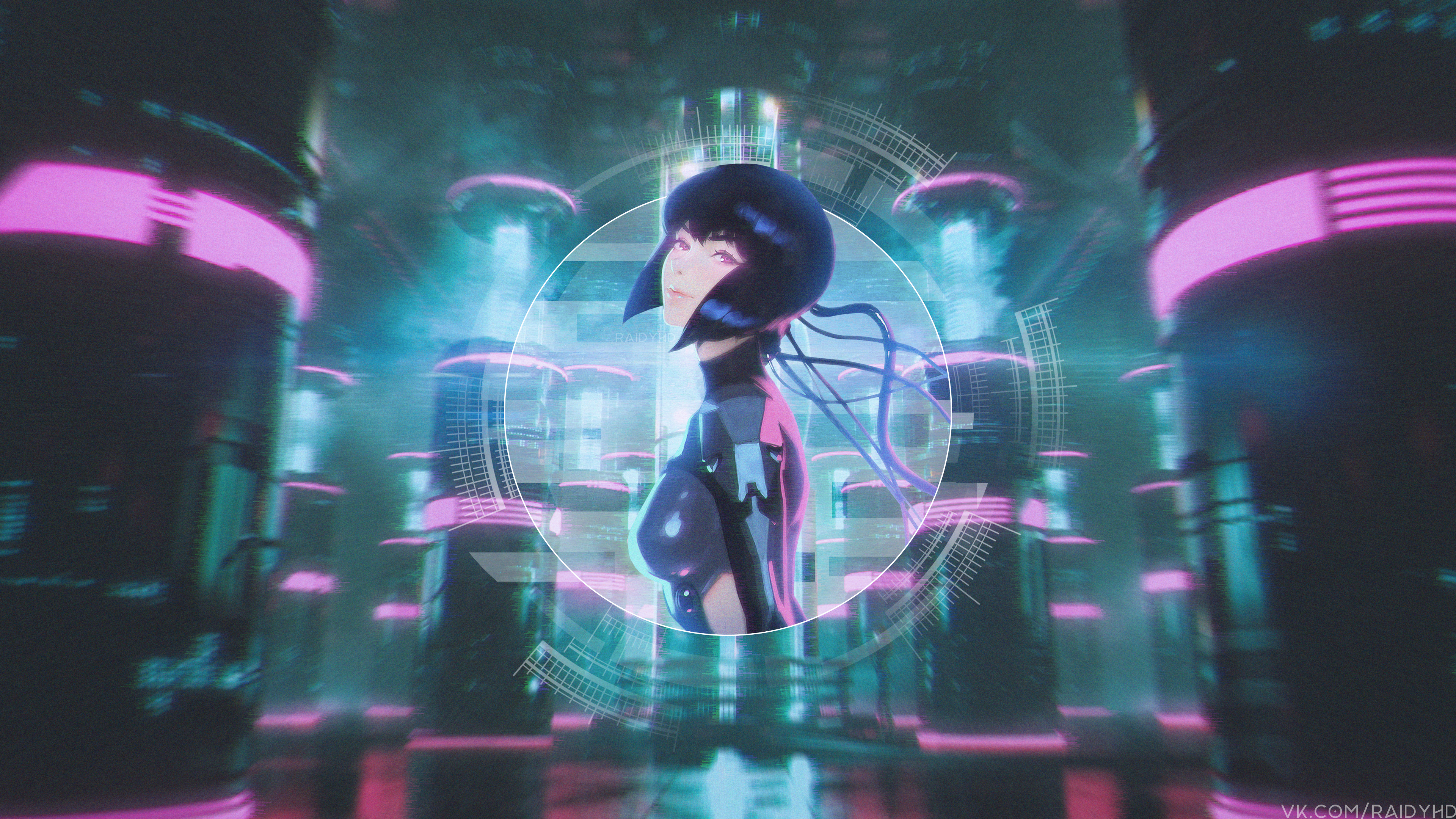 Motoko Kusanagi from Ghost in the Shell 4K HD Wallpaper
