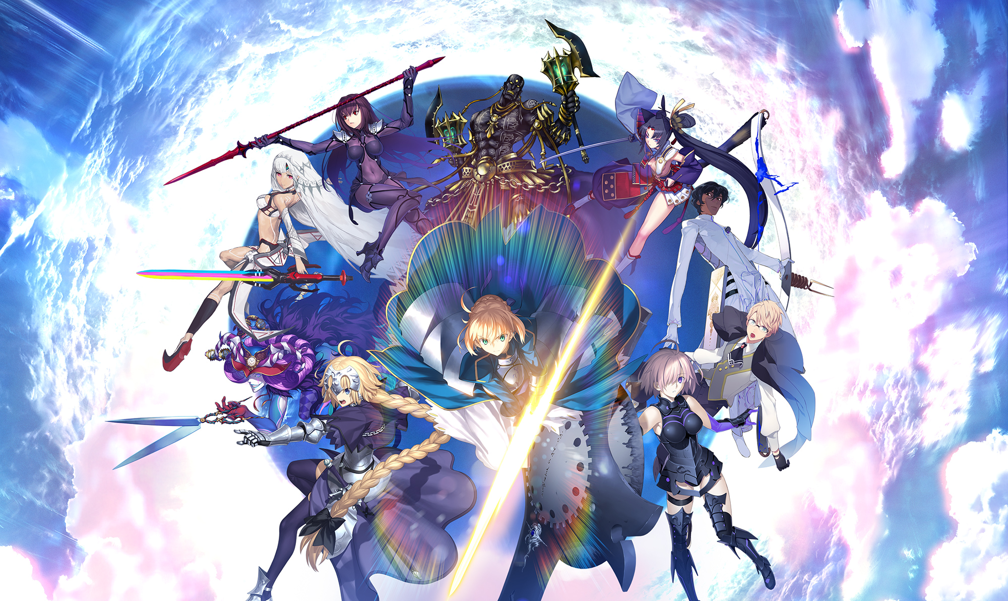 Servants from Fate/Grand Order HD Wallpaper