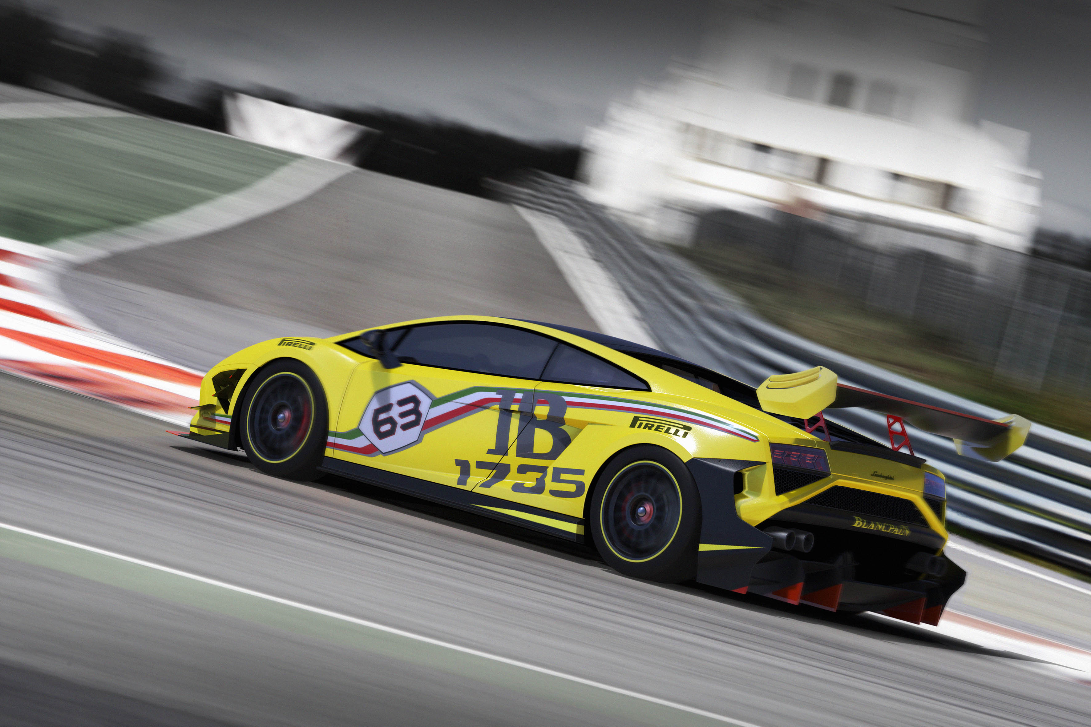 2013 Lamborghini Gallardo LP570-4 Super Trofeo race car HD Wallpaper