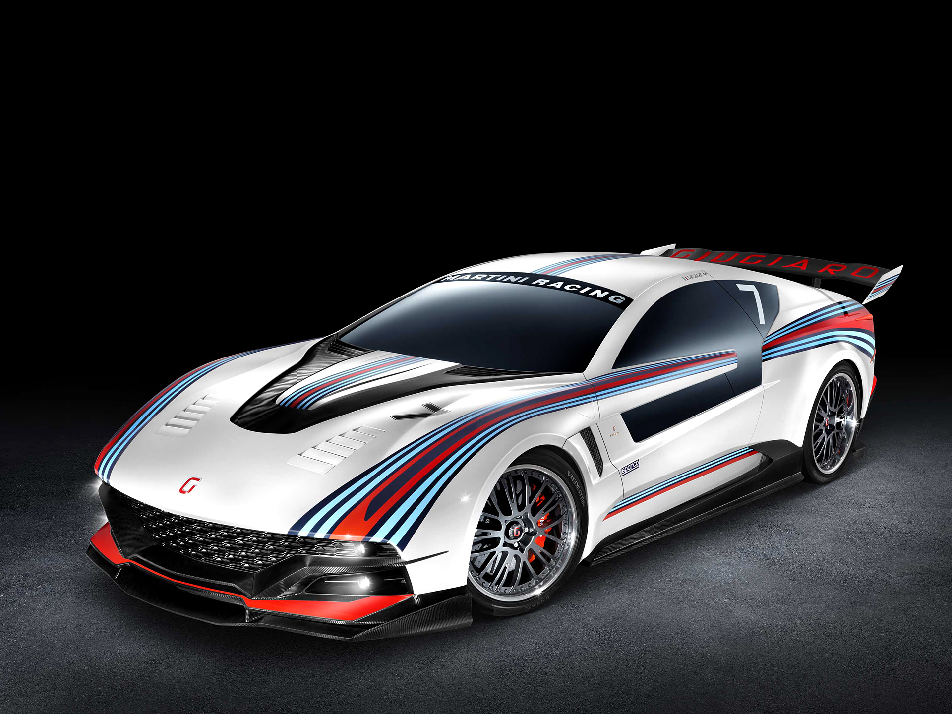 Italdesign Brivido Martini Racing concept car HD Wallpaper