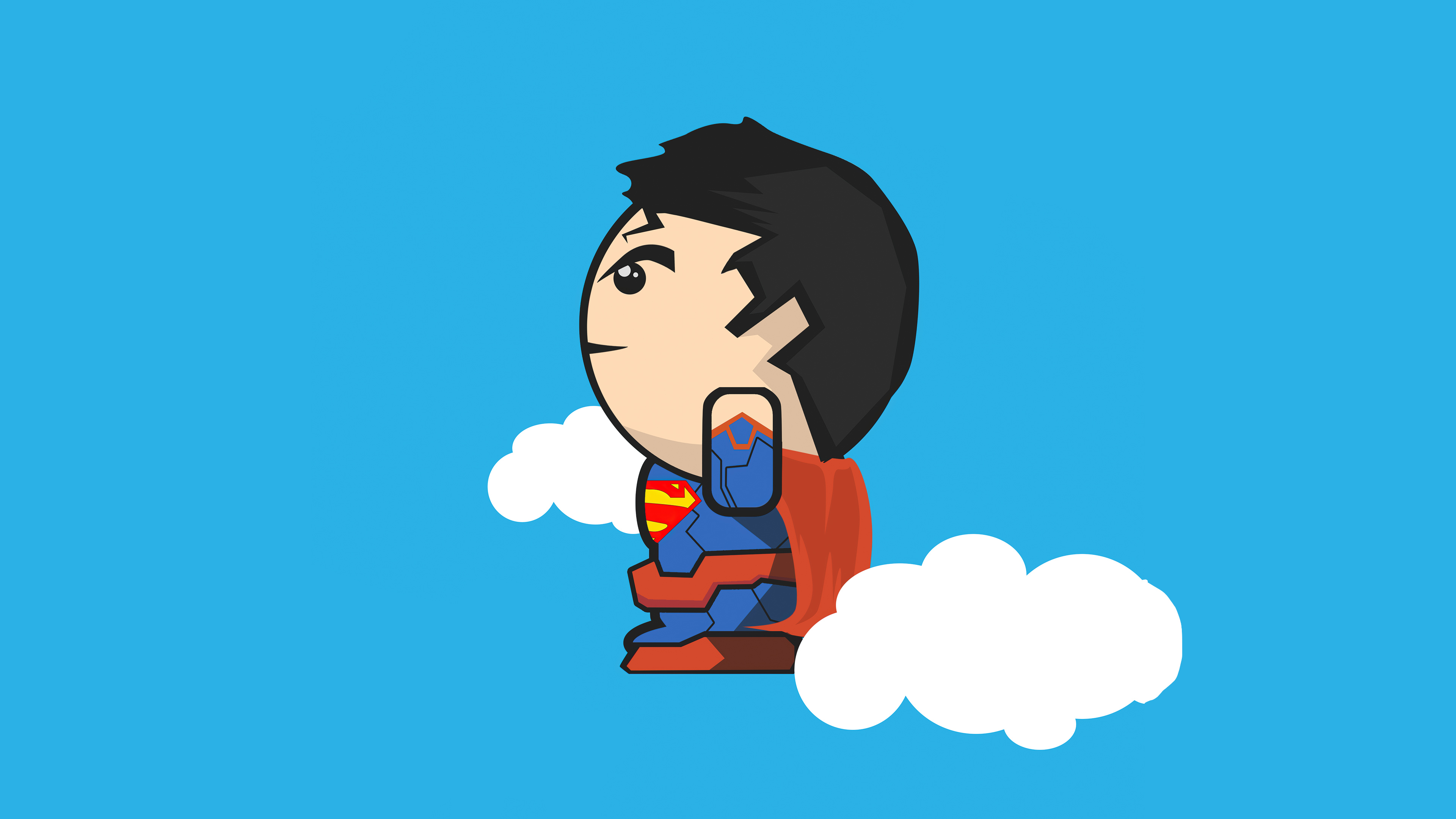 Superman from DC Comics flying in the sky HD Wallpaper