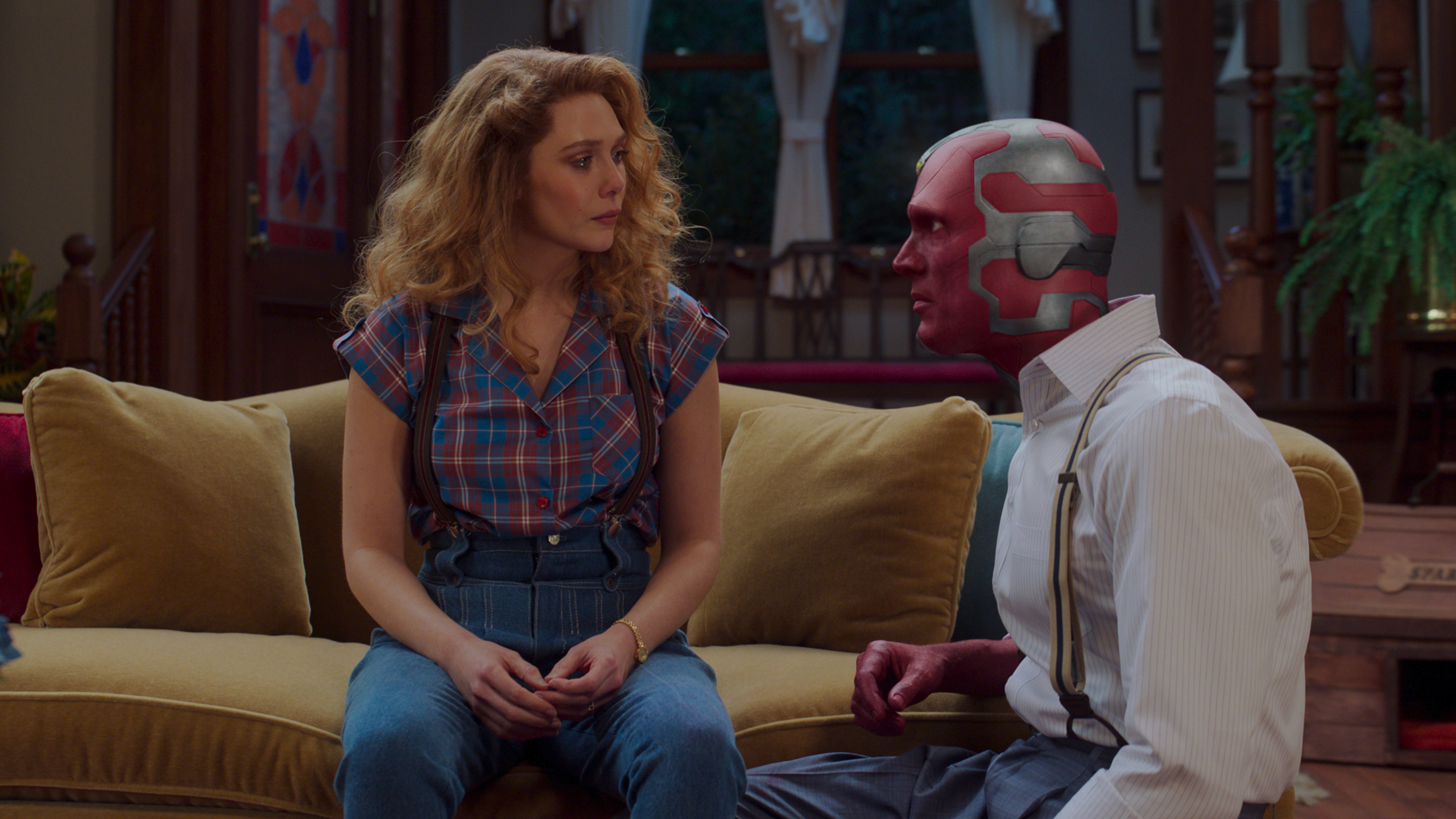 Scarlet Witch and Vision from Marvel Comics HD Wallpaper