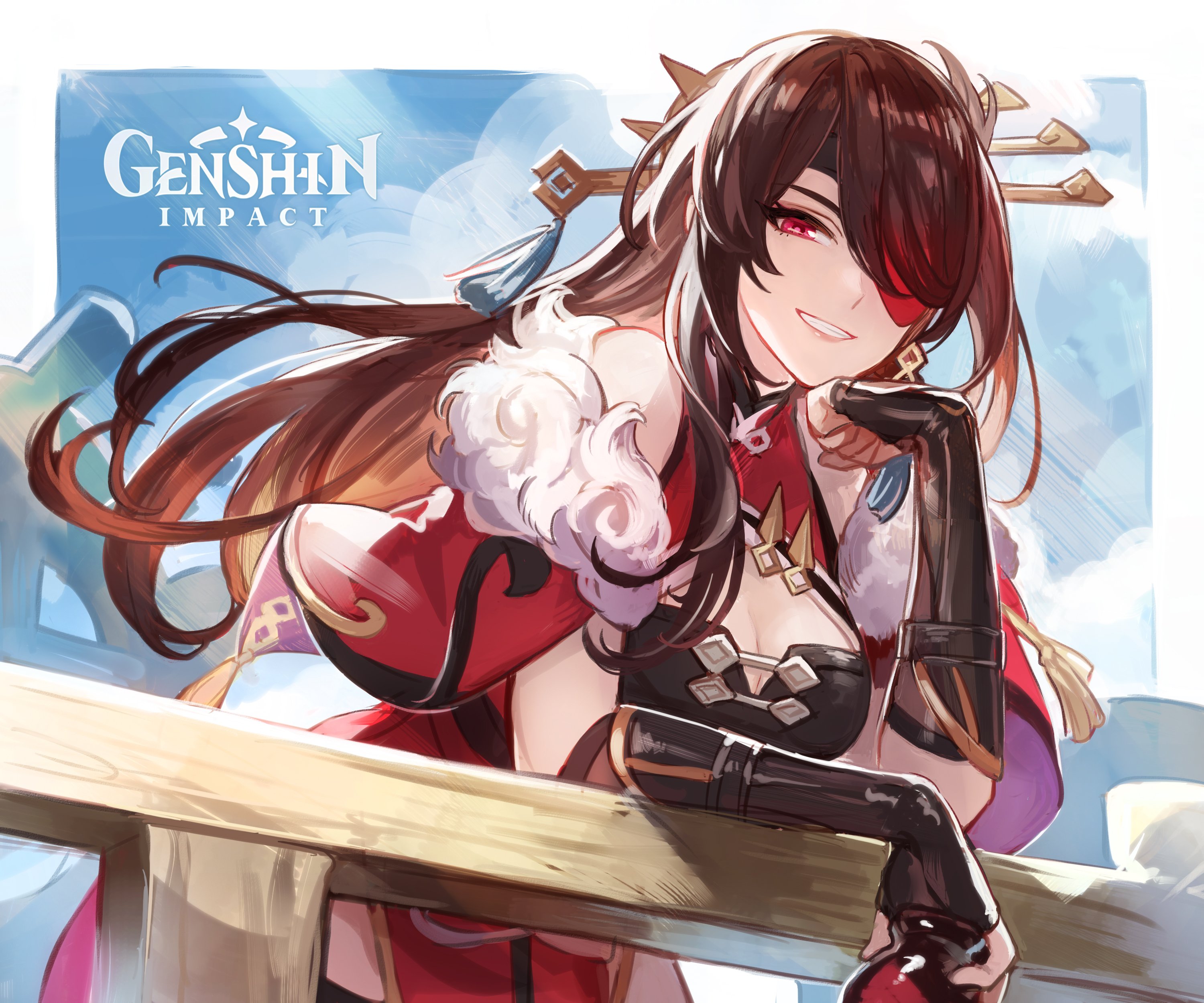 Beidou from Genshin Impact HD Wallpaper