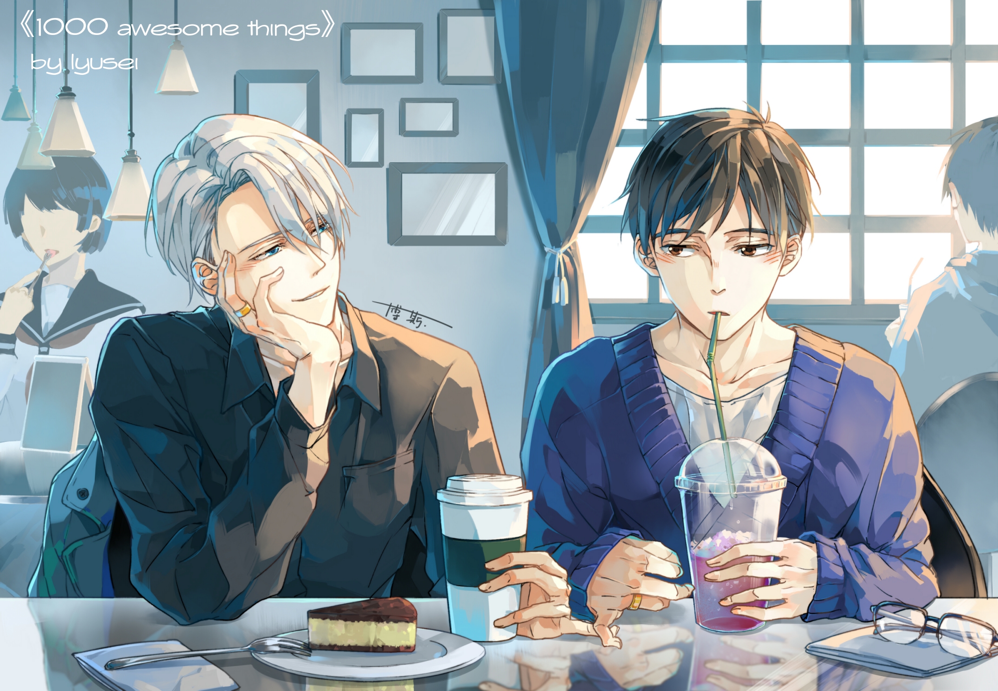 Victor Nikiforov and Yuuri Katsuki from Yuri!!! On Ice HD Wallpaper