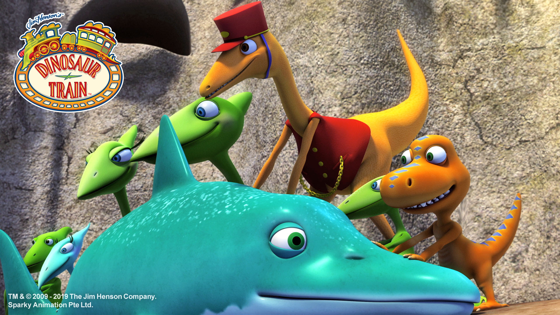 Dinosaur Train characters HD Wallpaper