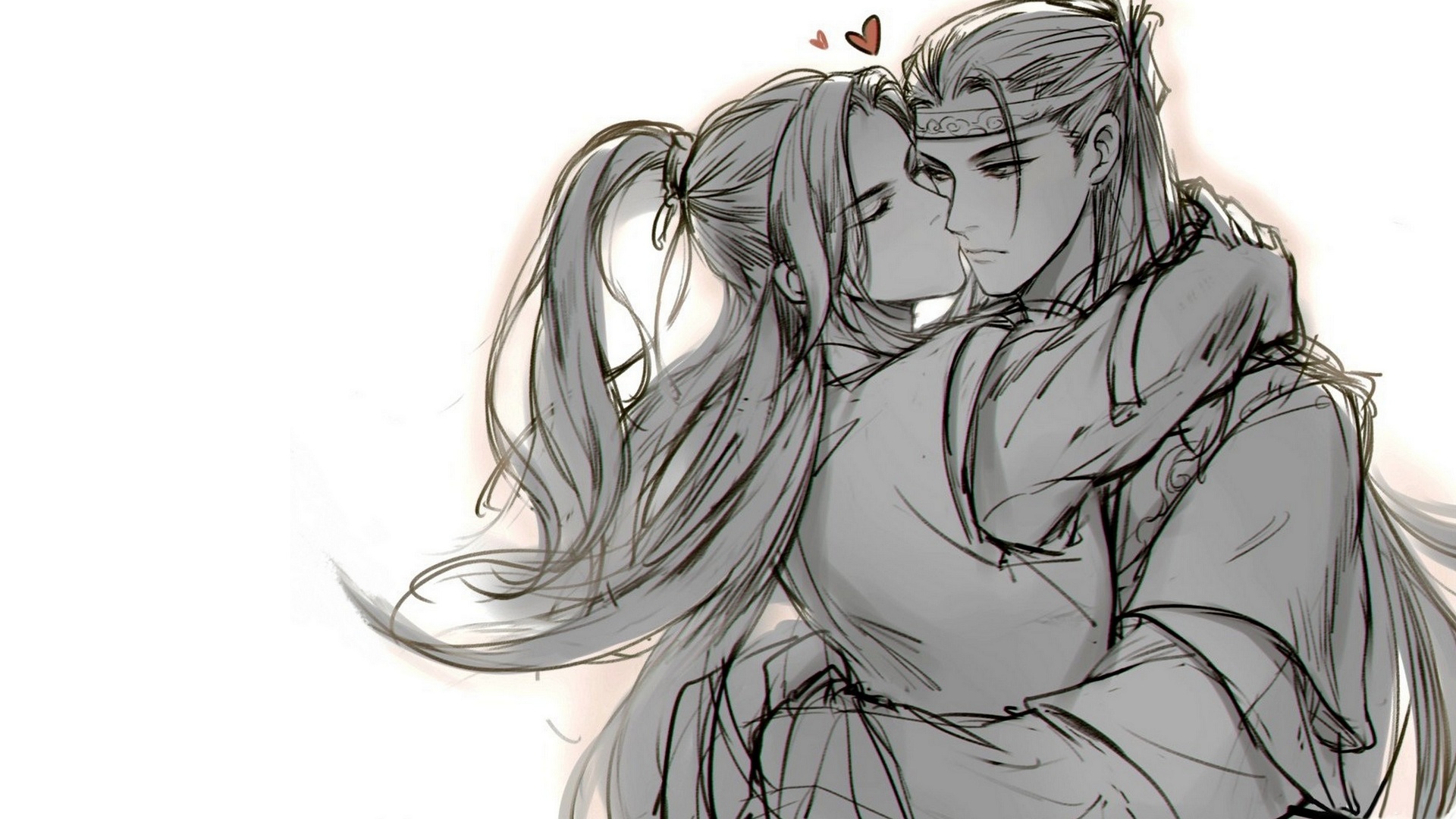 Wei Ying and Lan Zhan from Mo Dao Zu Shi HD Wallpaper