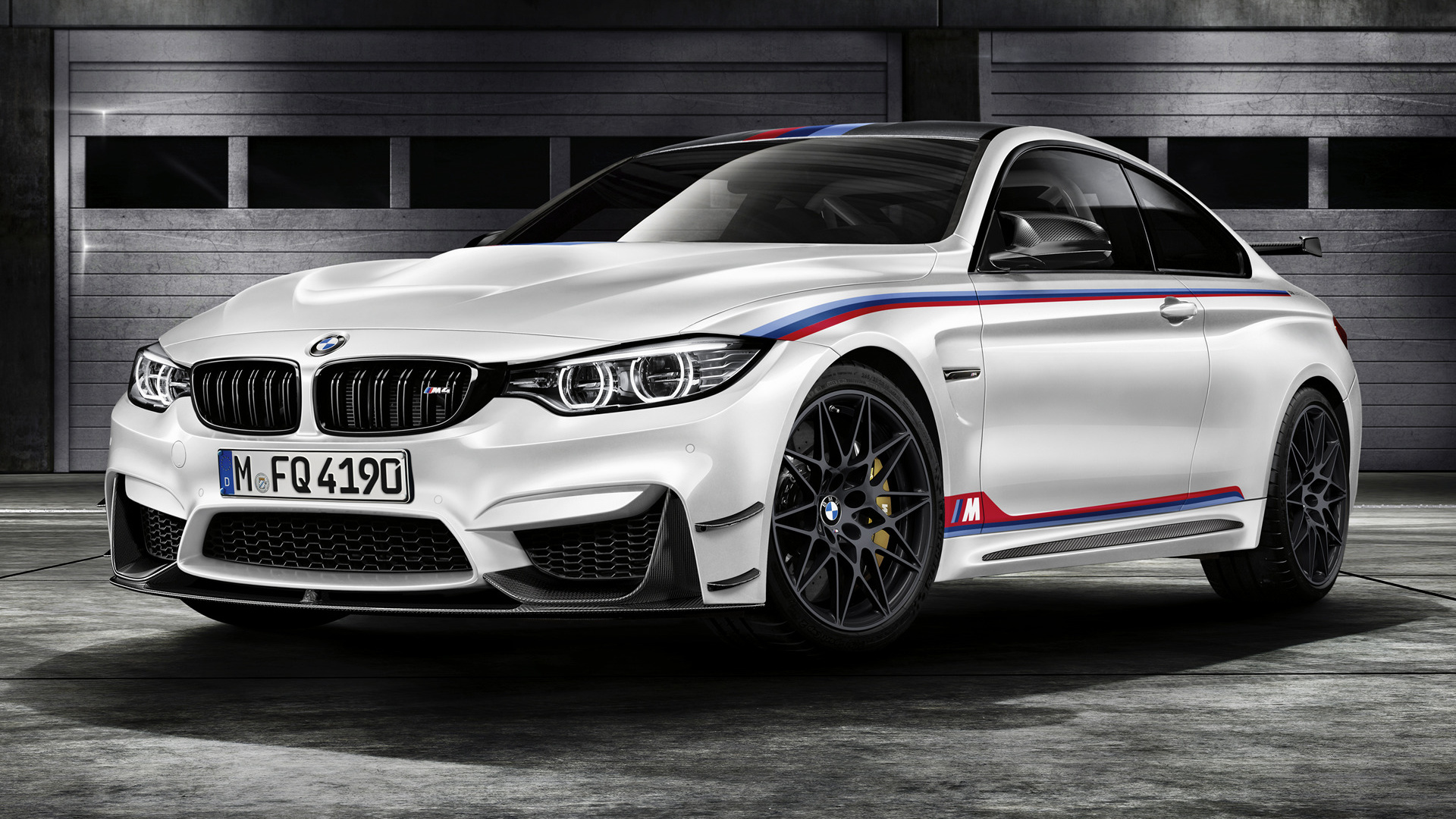 White 2016 BMW M4 Coupe DTM Champion Edition HD Wallpaper