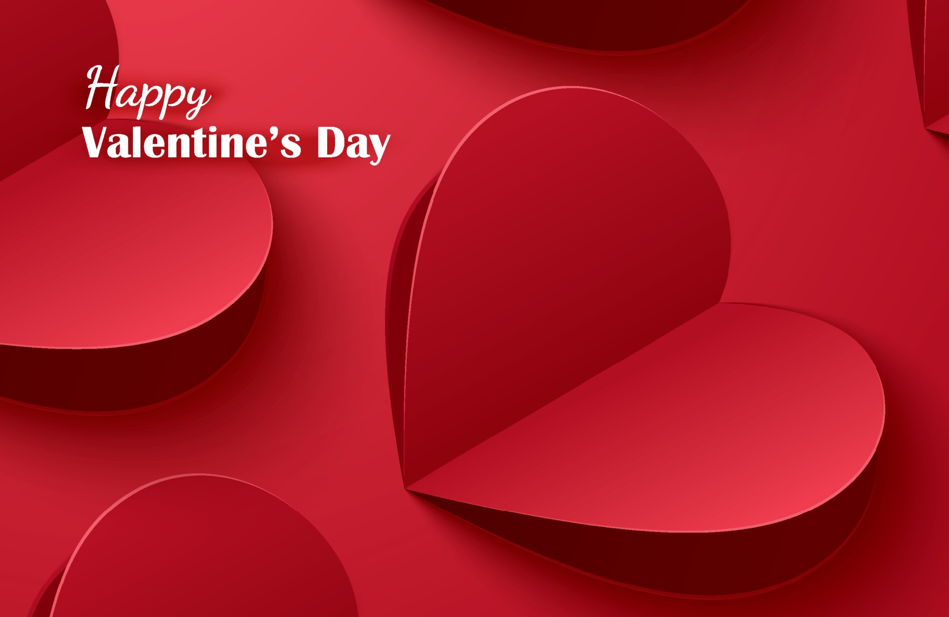 Happy Valentine's Day hearts HD Wallpaper