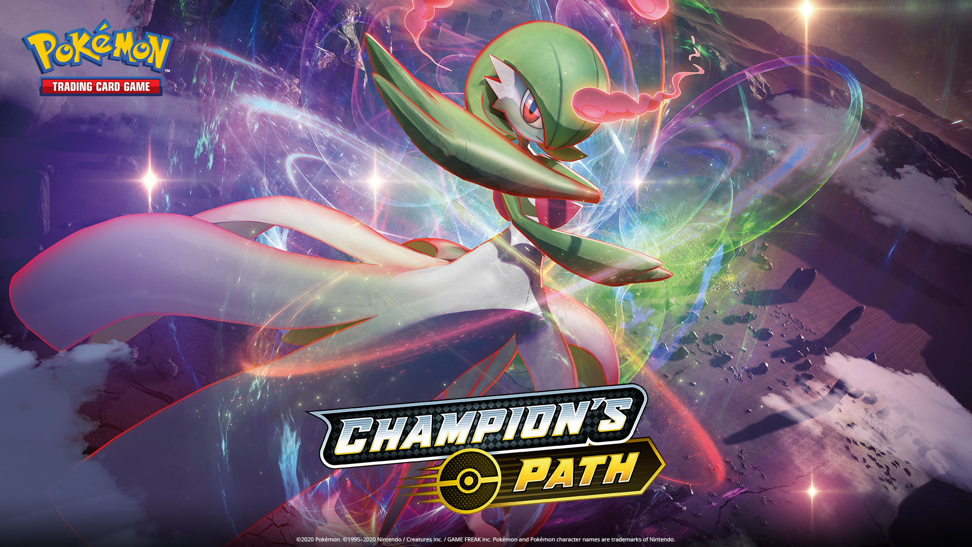 Gardevoir from Pokemon Trading Card Game Champion's Path HD Wallpaper