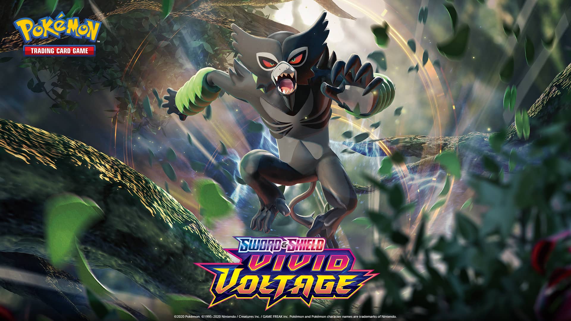 Zarude from Pokemon Trading Card Game: Sword & Shield HD Wallpaper