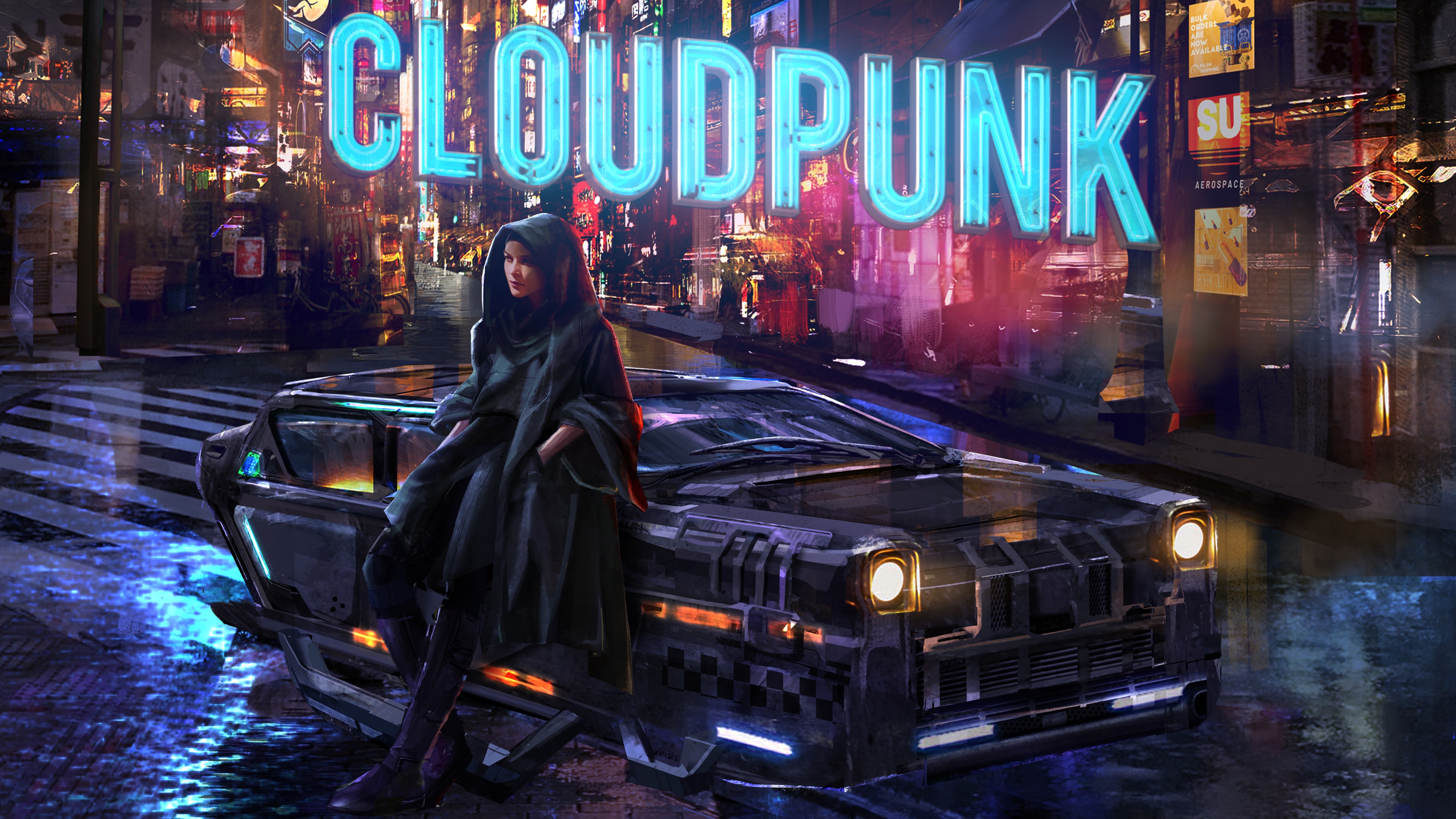 Cloudpunk HD Wallpaper