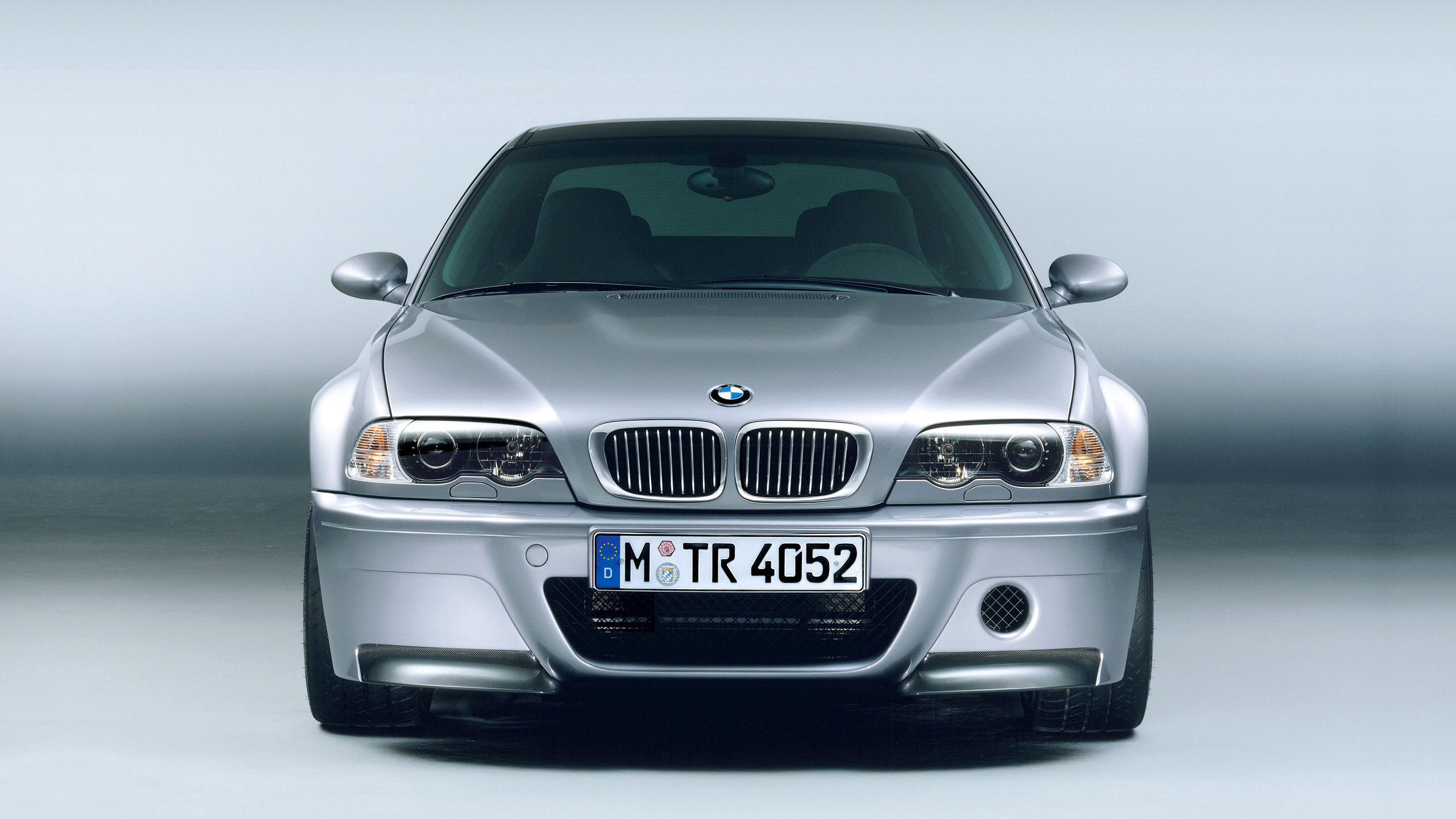 2003 BMW M3 CSL Front View HD Wallpaper