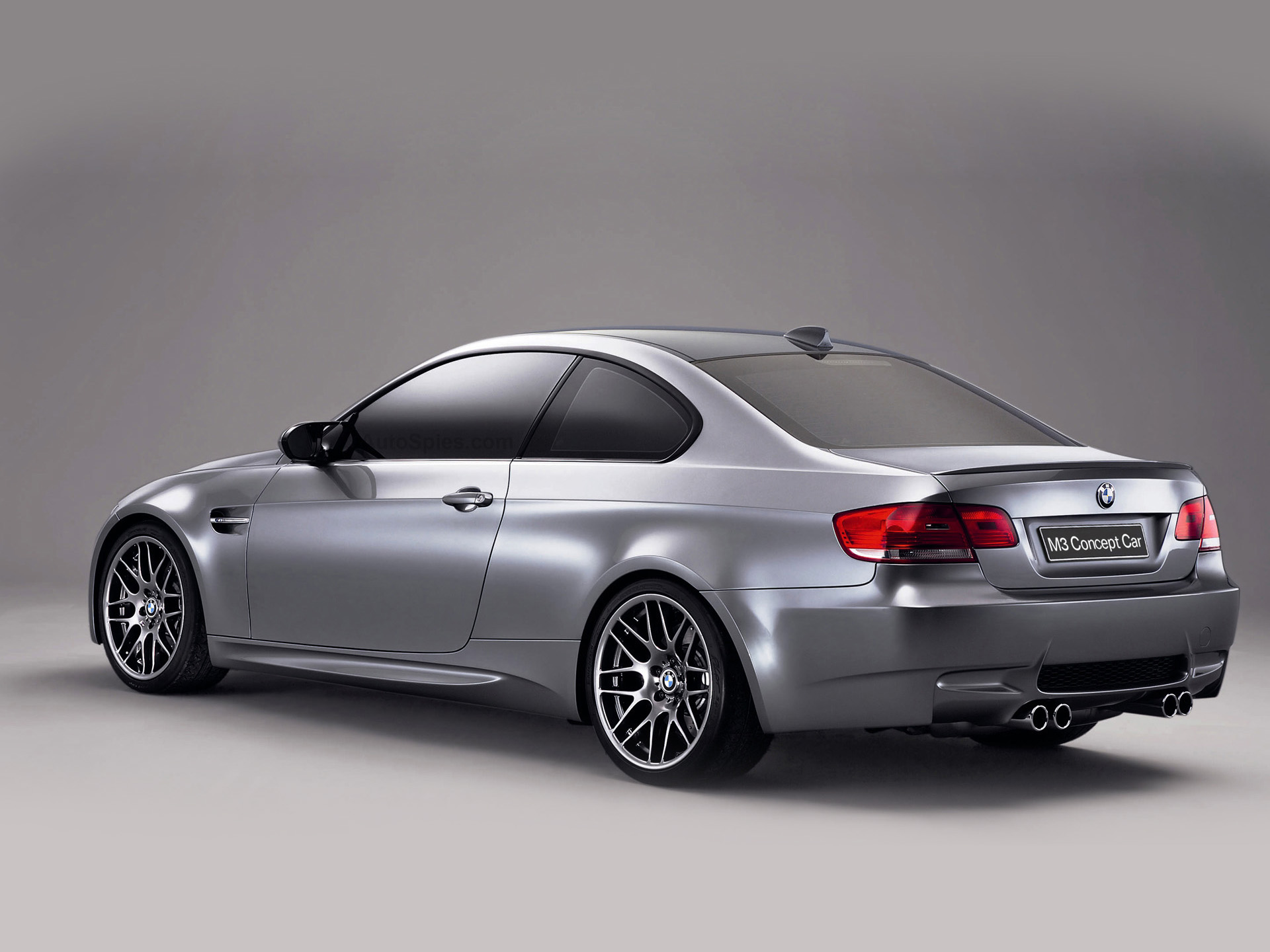 Silver BMW M3 Concept Car HD Wallpaper