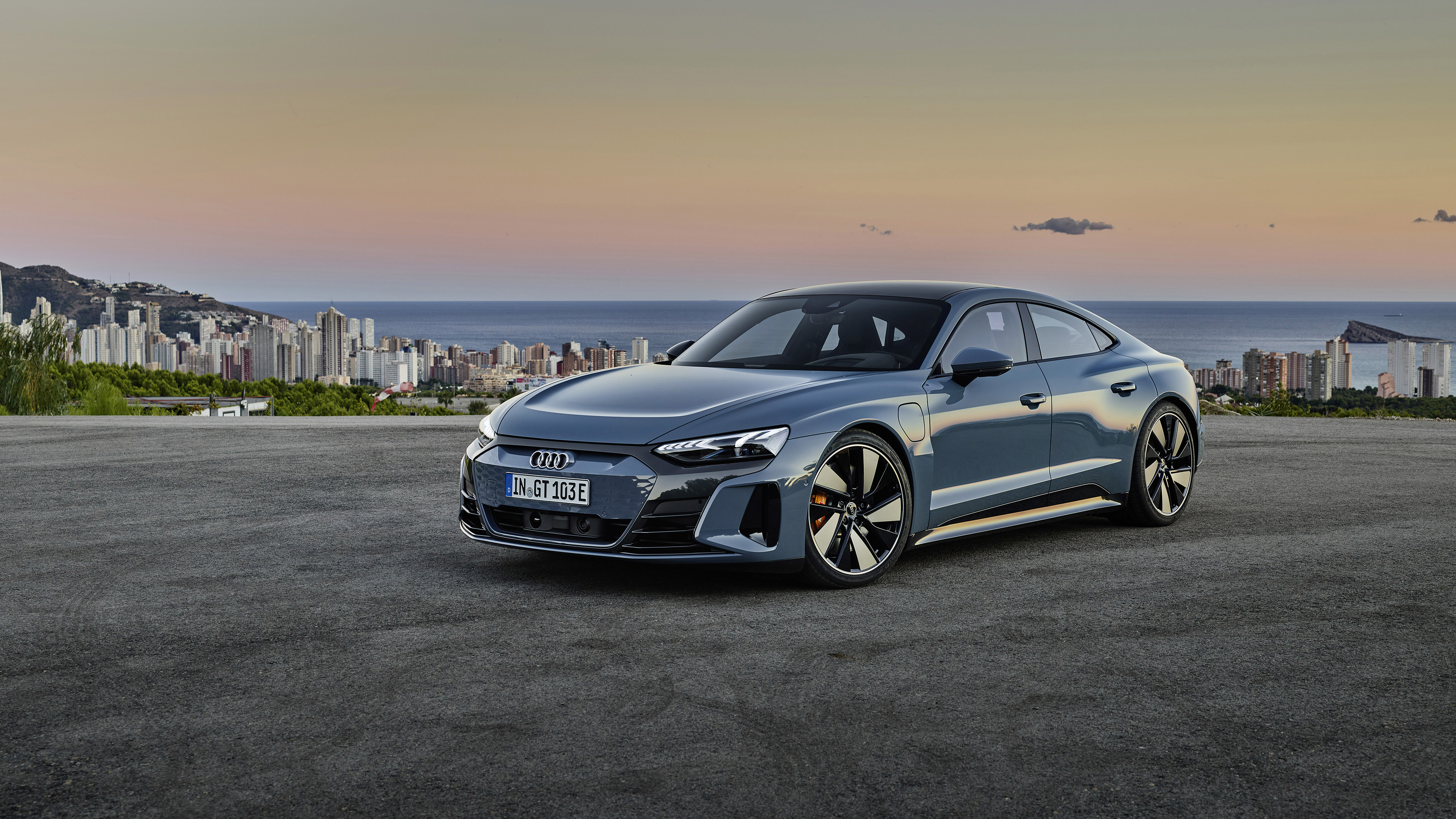 Audi E-Tron GT 4K electric luxury car HD Wallpaper