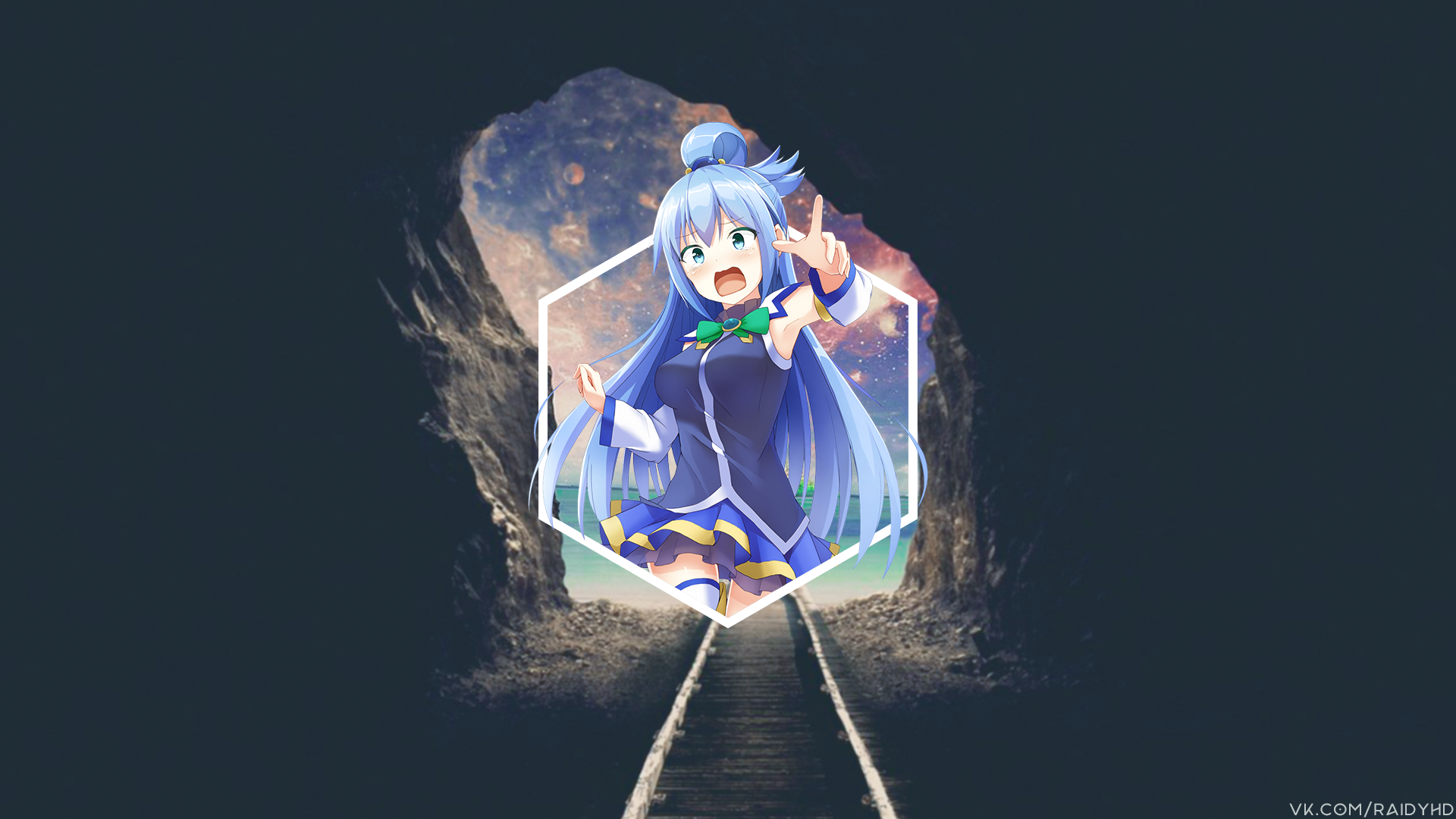 Aqua from KonoSuba – God’s Blessing On This Wonderful World!! HD Wallpaper