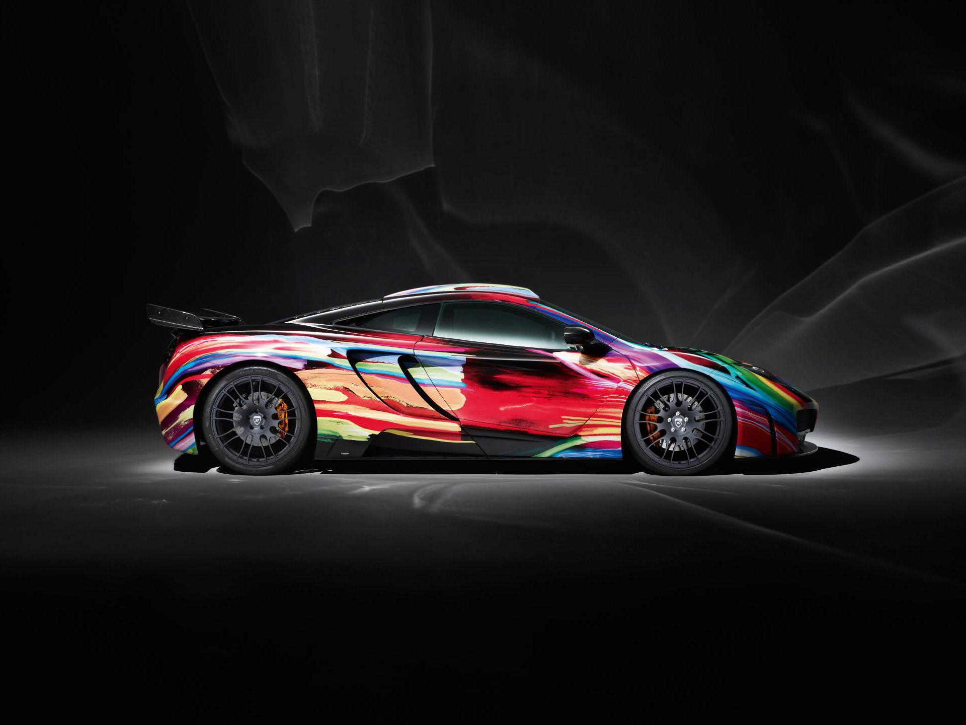 Hamann memoR Sport Car with Abstract Paint Splatter Livery HD Wallpaper