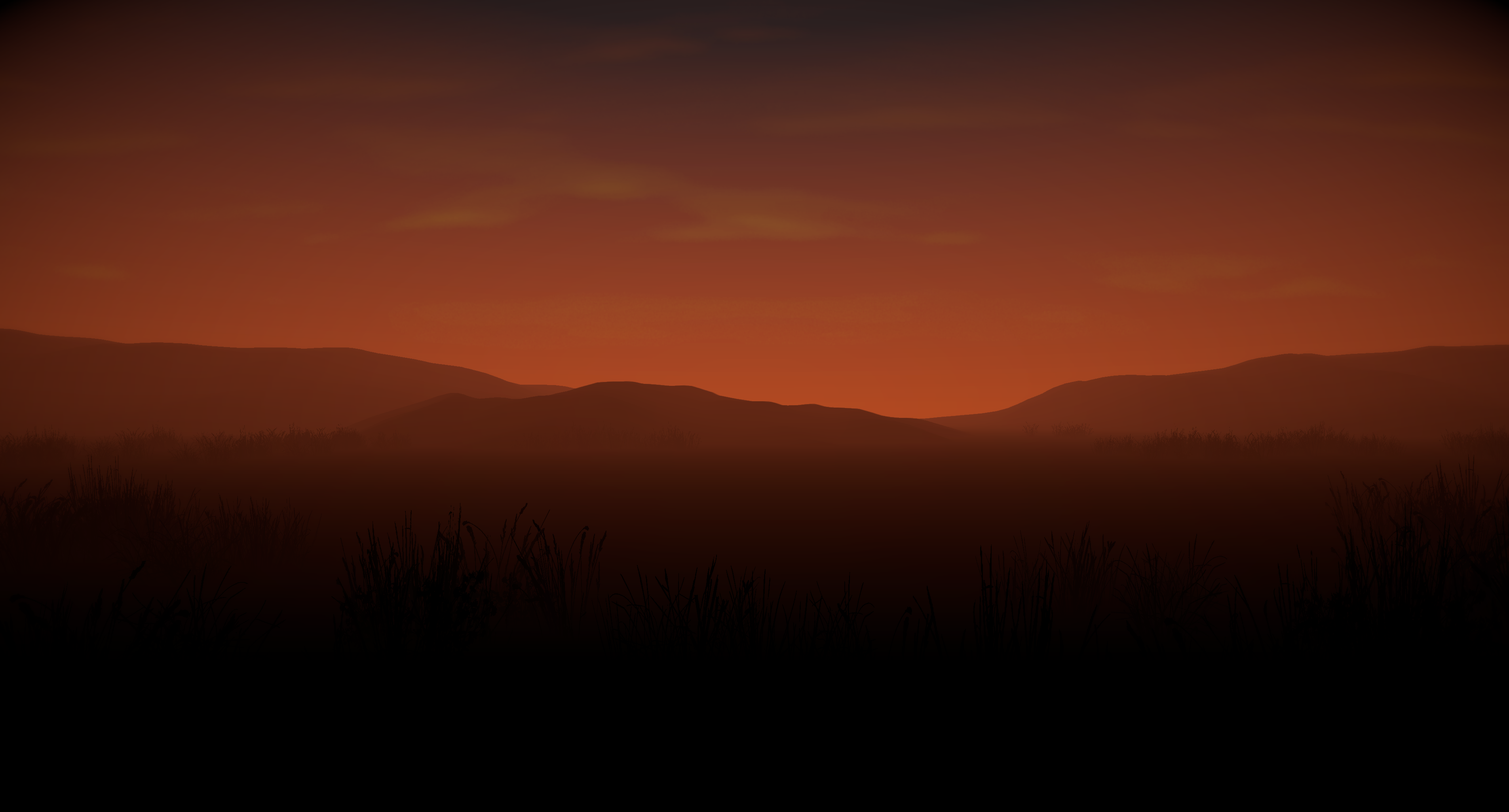 Dawn of Man landscape HD Wallpaper