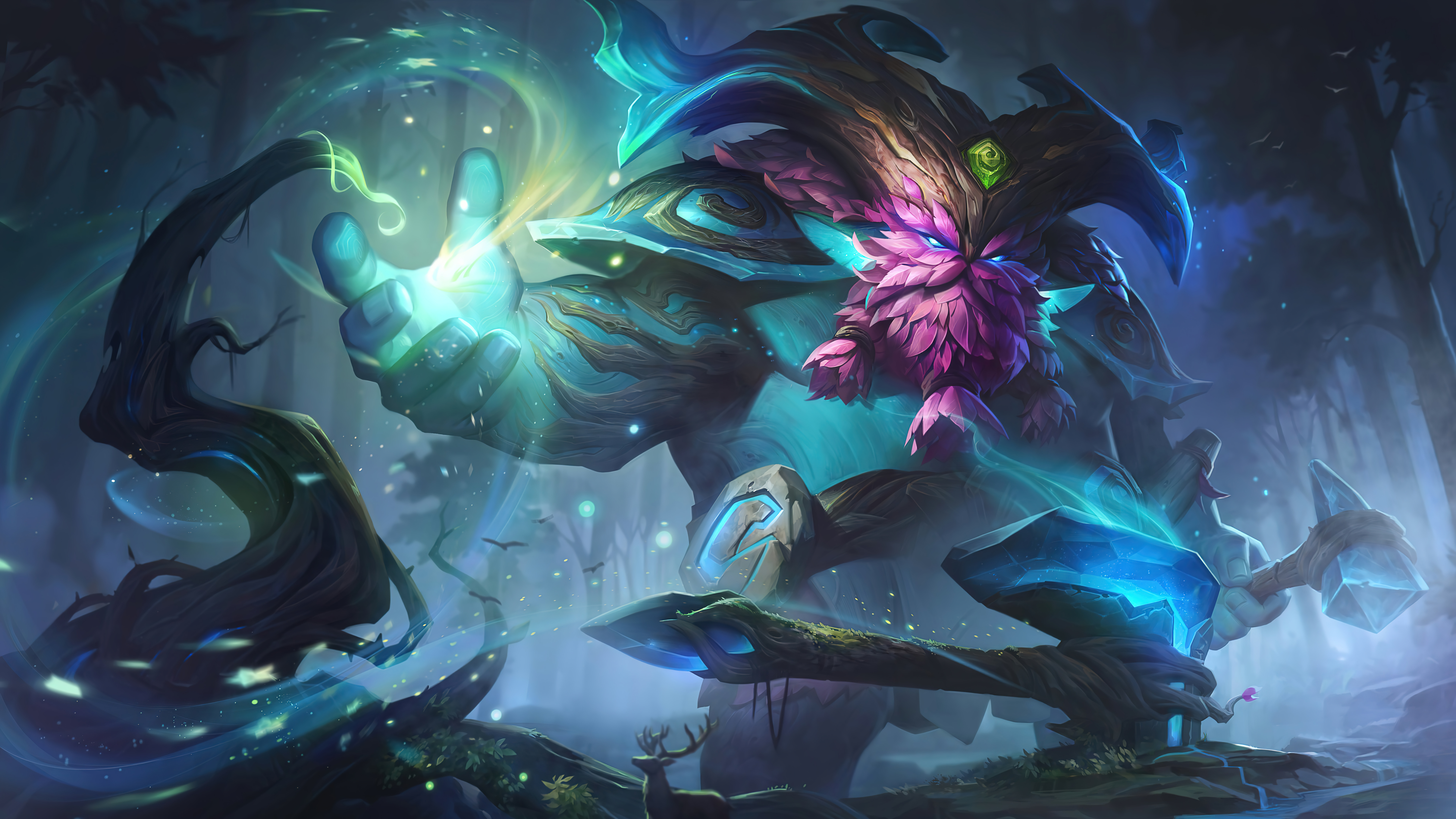 Elderwood Ornn from League of Legends HD Wallpaper