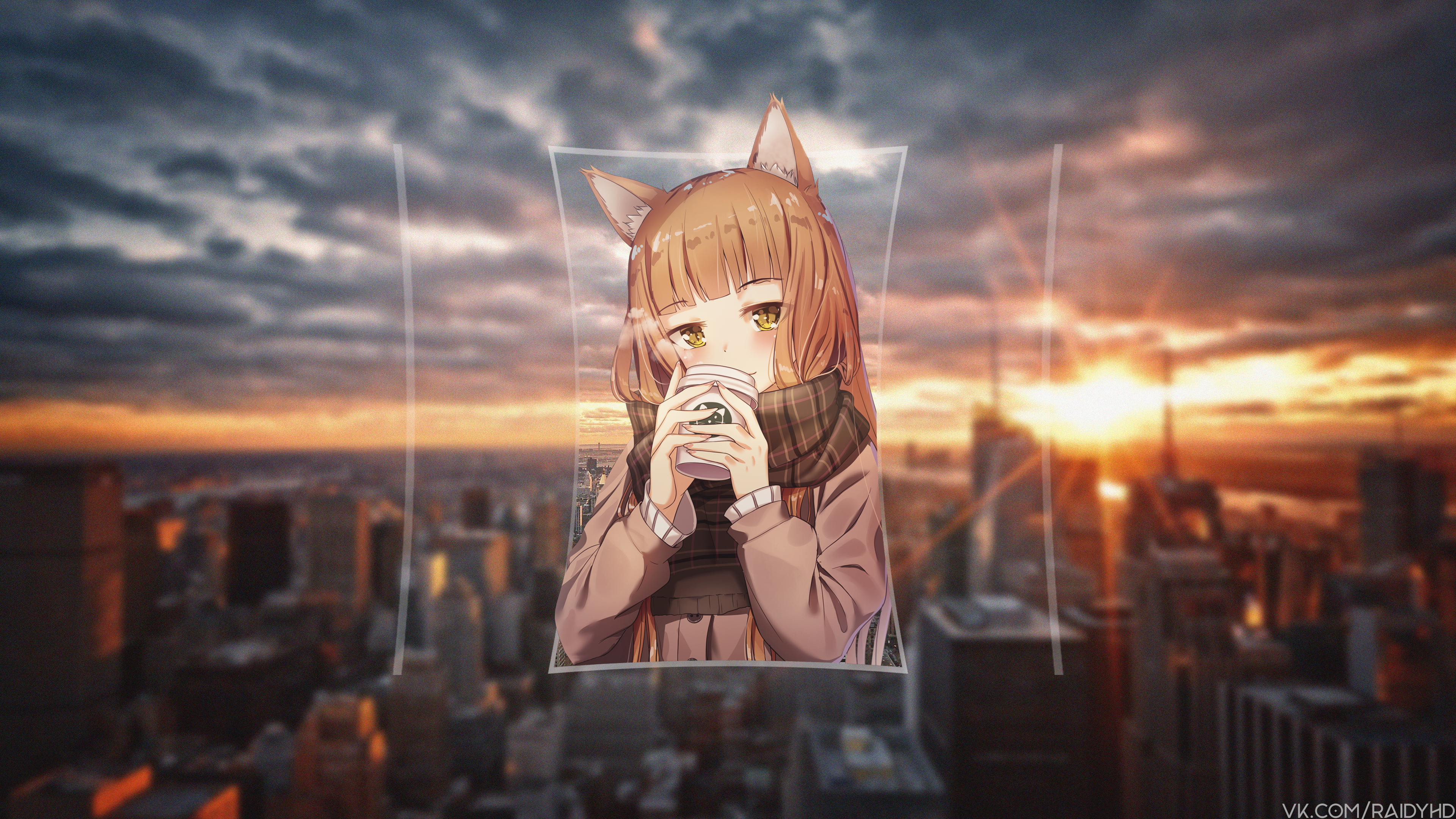 Holo from Spice and Wolf 4K HD Wallpaper