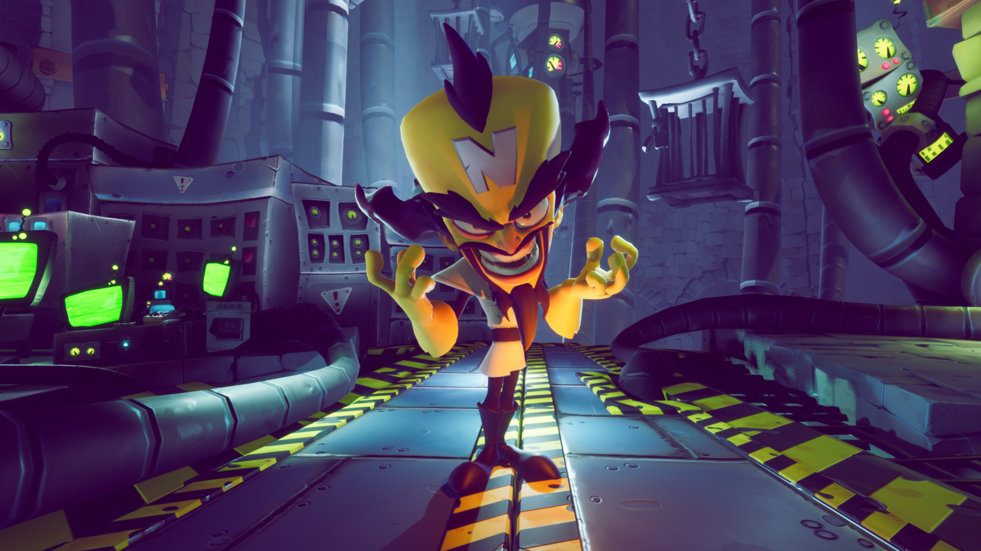 Dr. Neo Cortex from Crash Bandicoot 4: Its About Time 4K HD Wallpaper
