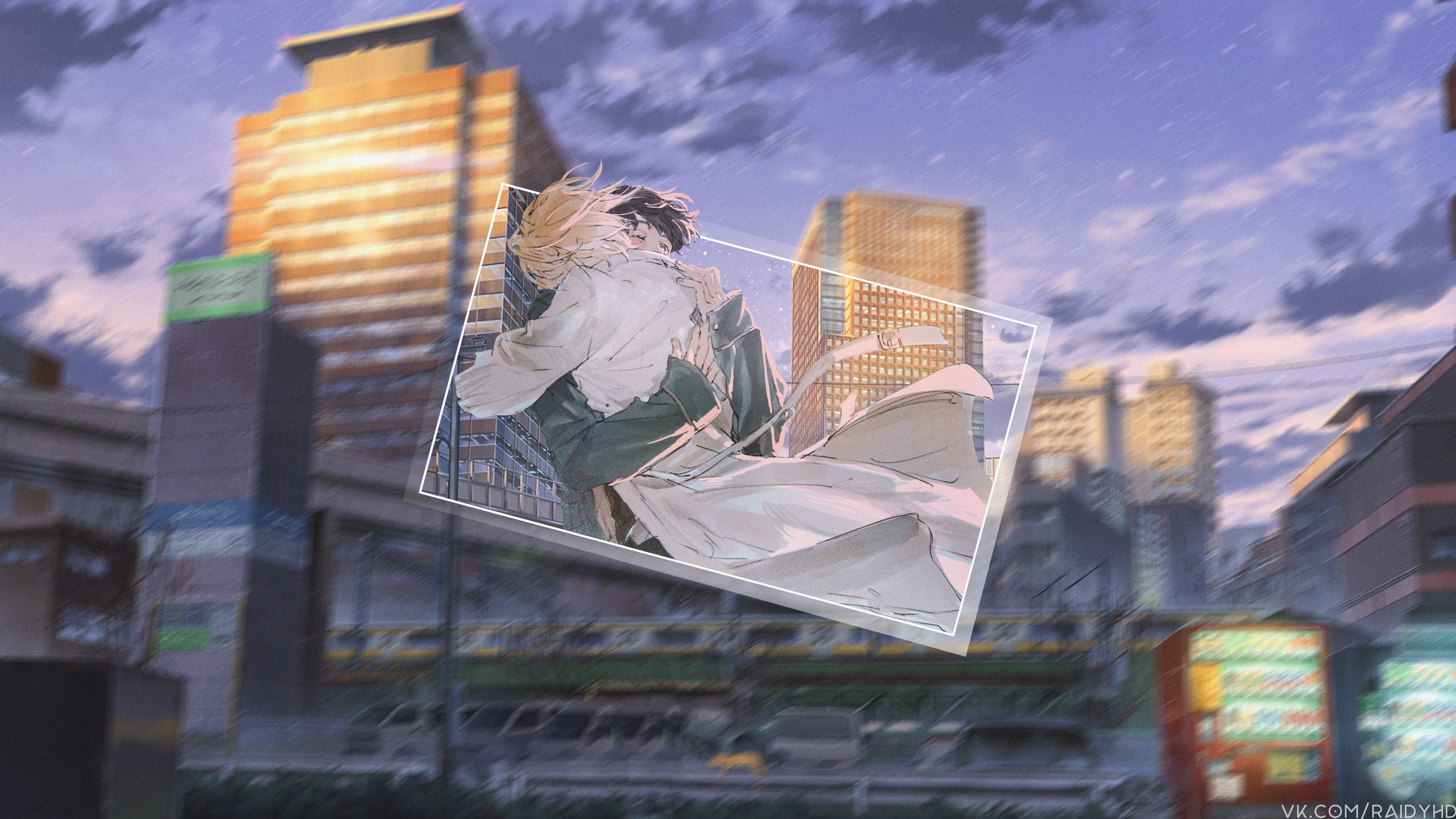 Banana Fish Characters Ash Lynx and Eiji Okumura 4K HD Wallpaper