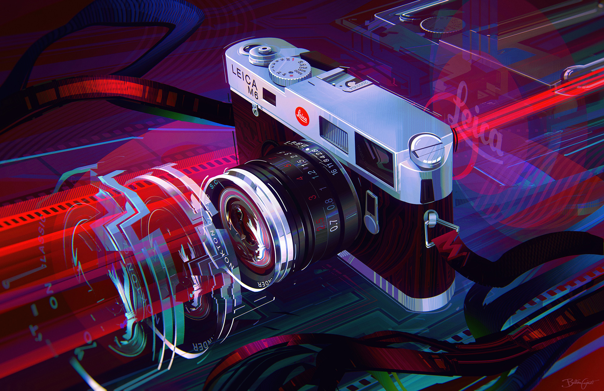 Leica M6 Camera with Nokton Lens and Film HD Wallpaper