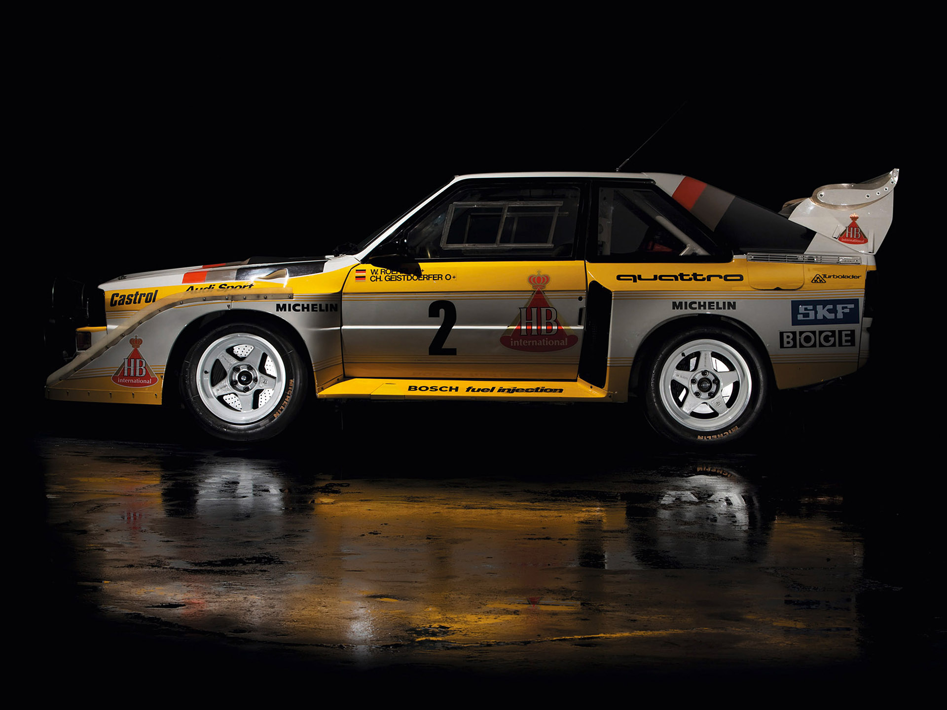 1985 Audi Sport Quattro S1 Rally Car HD Wallpaper