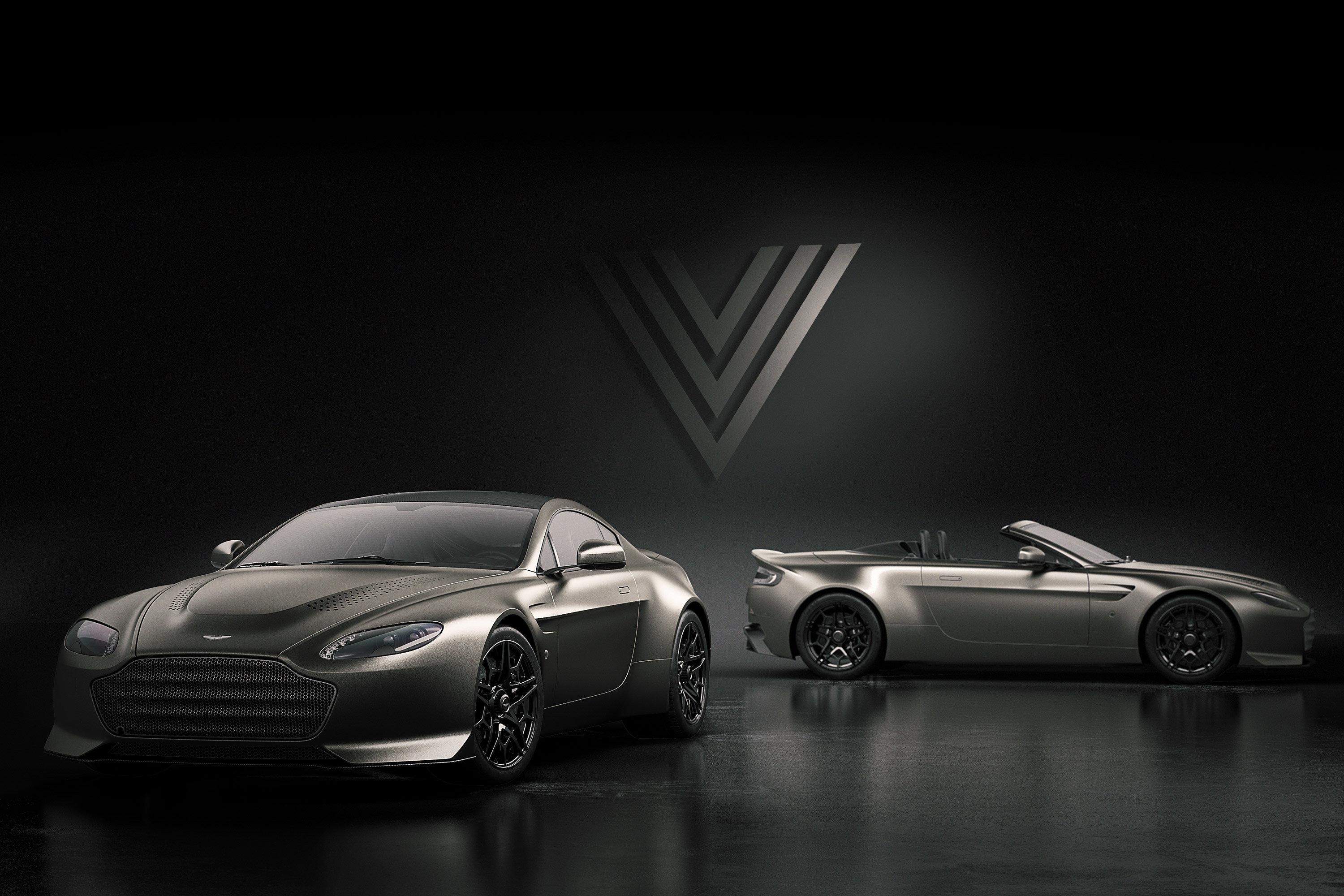 Aston Martin V12 Vantage V600 Coupe and Convertible HD Wallpaper