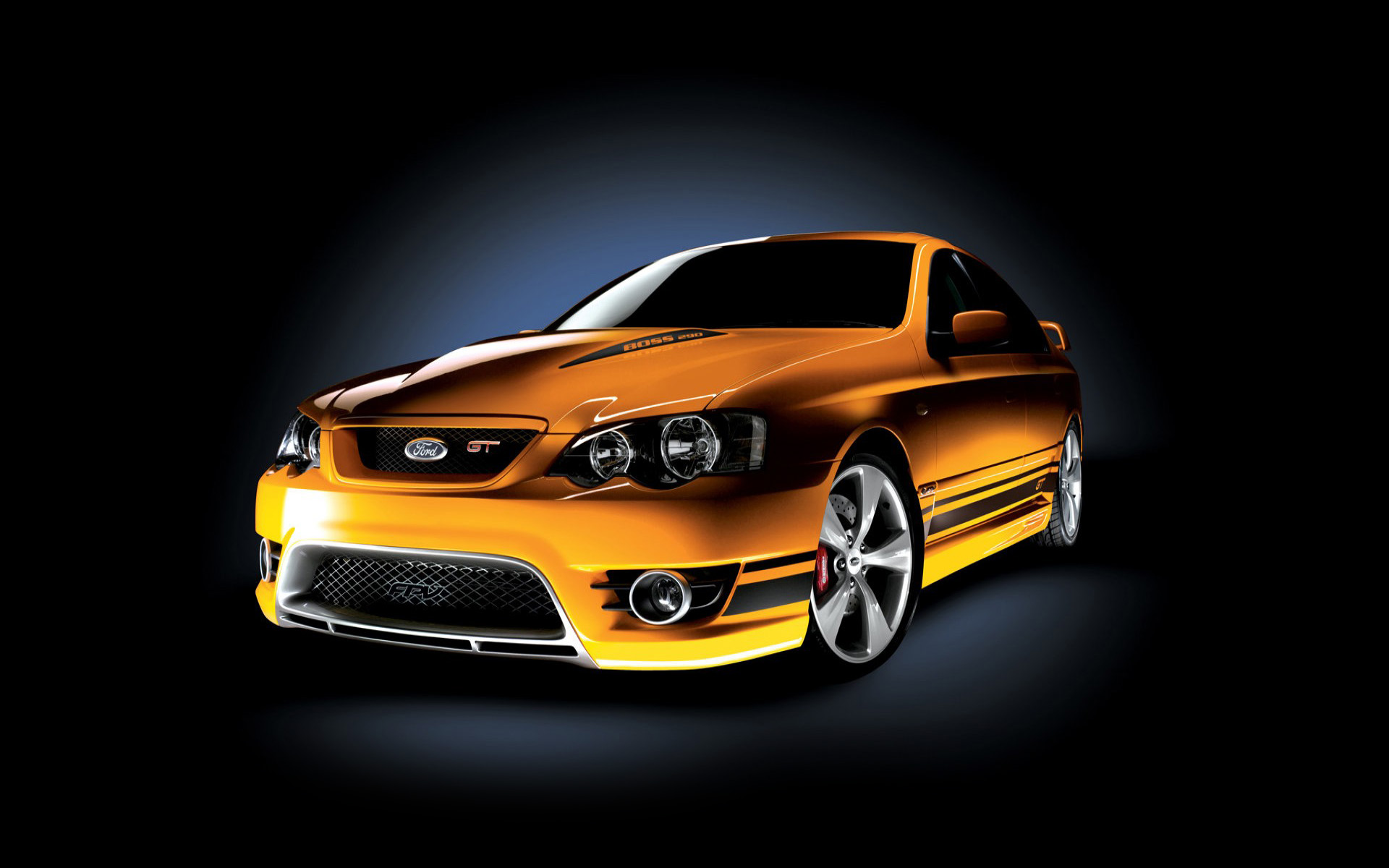 Orange Ford FPV BFII GT BOSS 302 HD Wallpaper