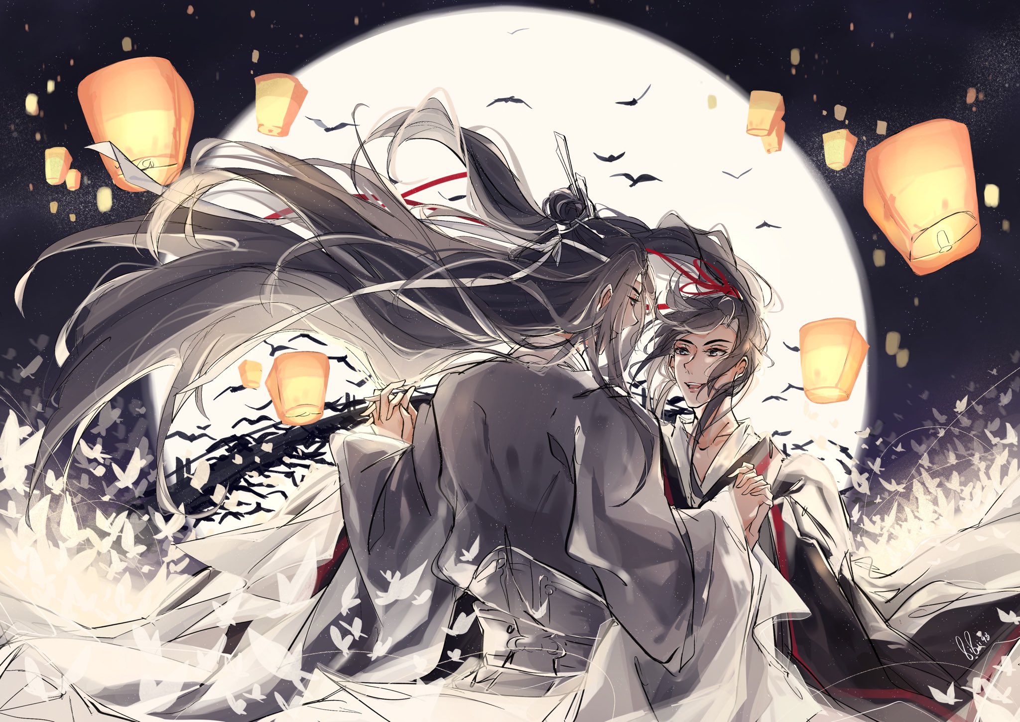 Wei Wuxian and Lan Wangji from Mo Dao Zu Shi HD Wallpaper