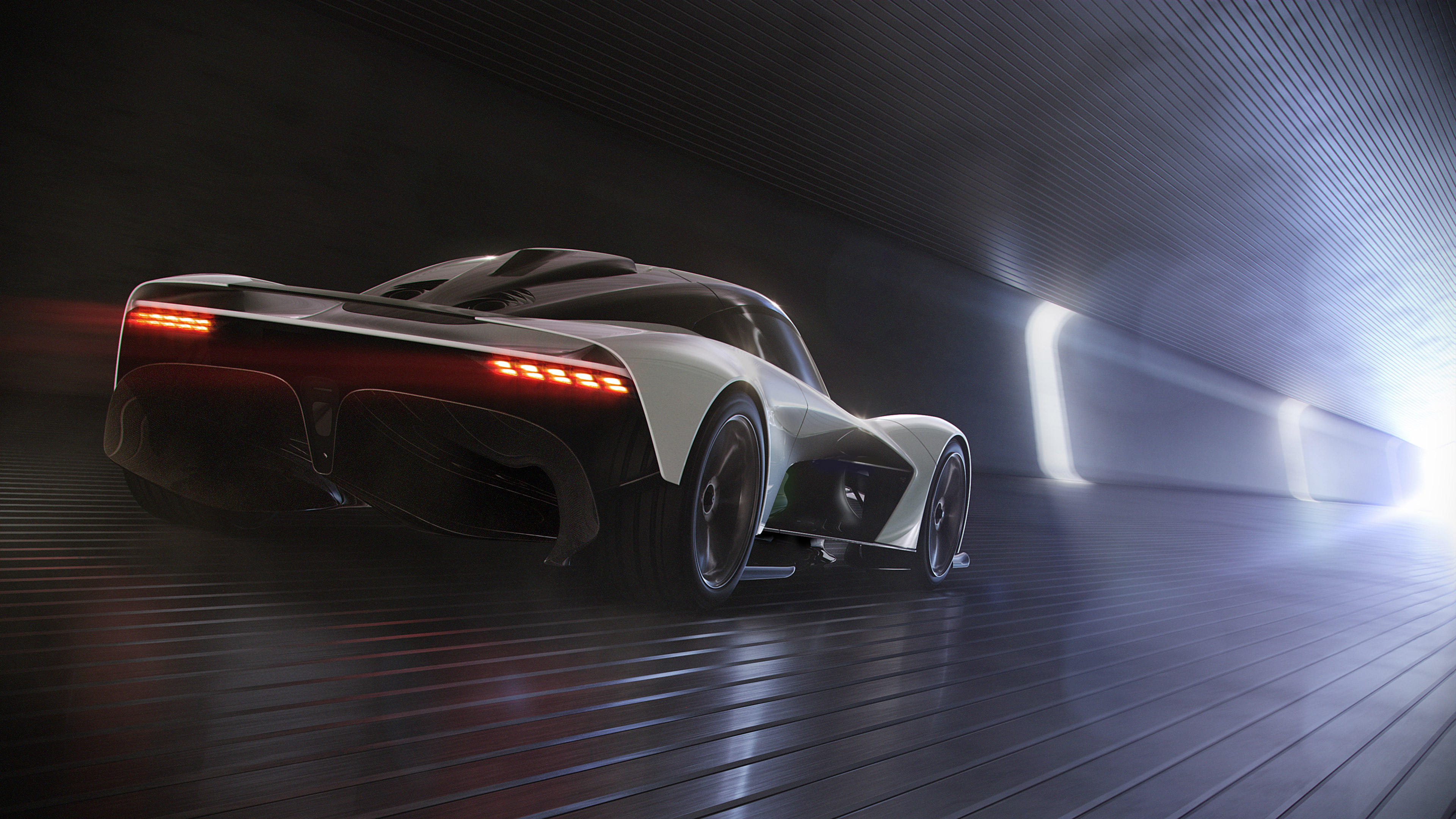 Aston Martin AM-RB 003 Concept car in tunnel HD Wallpaper