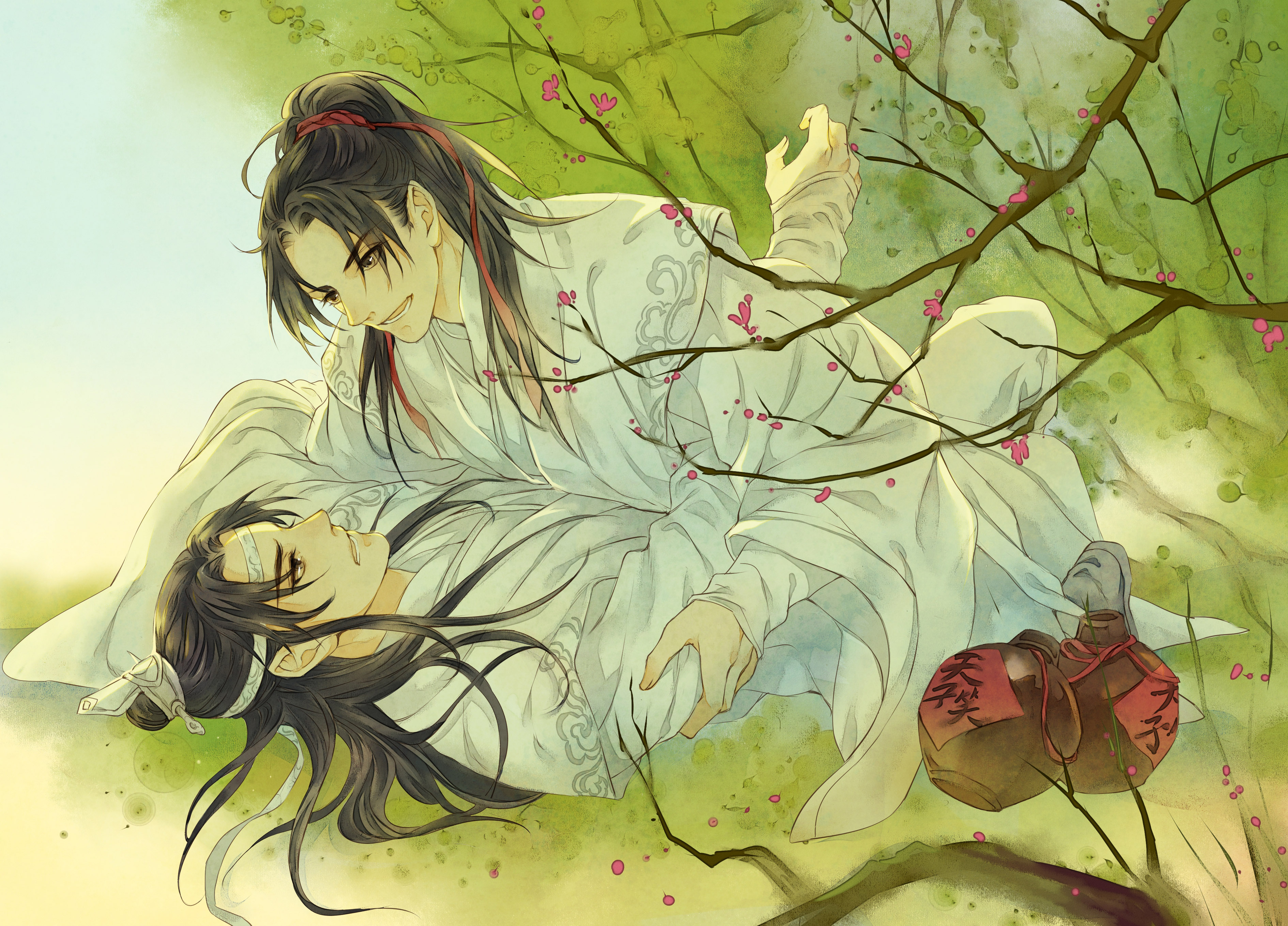 Lan Wangji and Wei Wuxian from Mo Dao Zu Shi HD Wallpaper