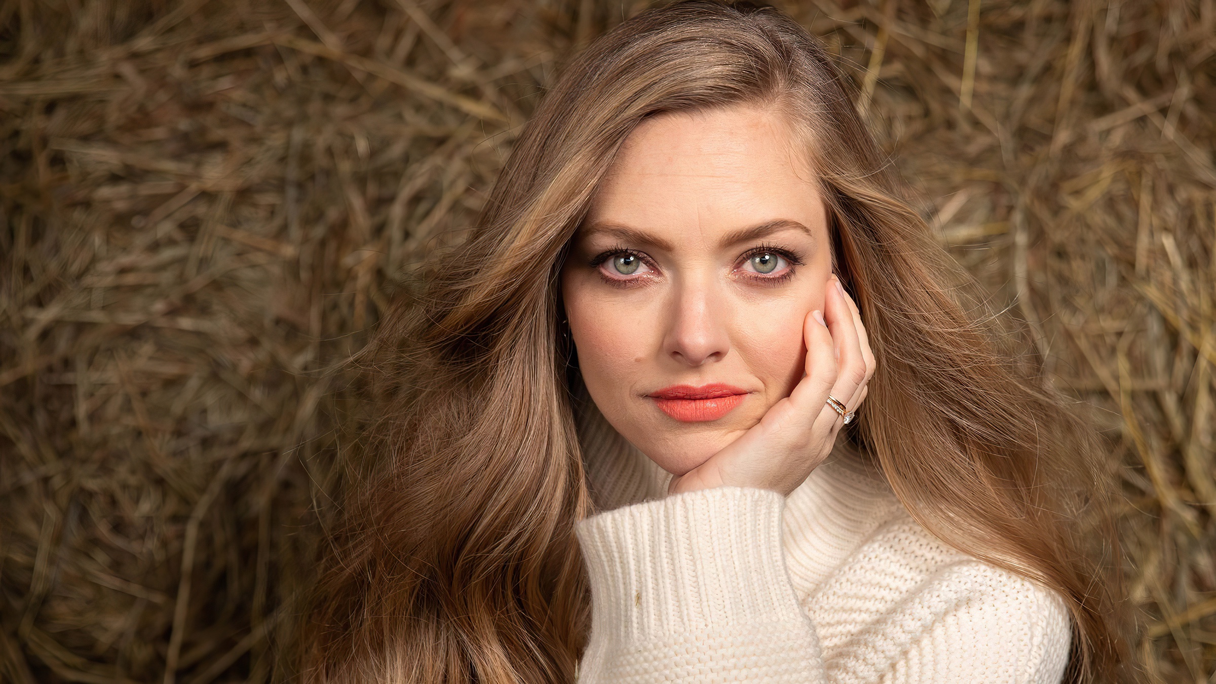 Amanda Seyfried Portrait HD Wallpaper
