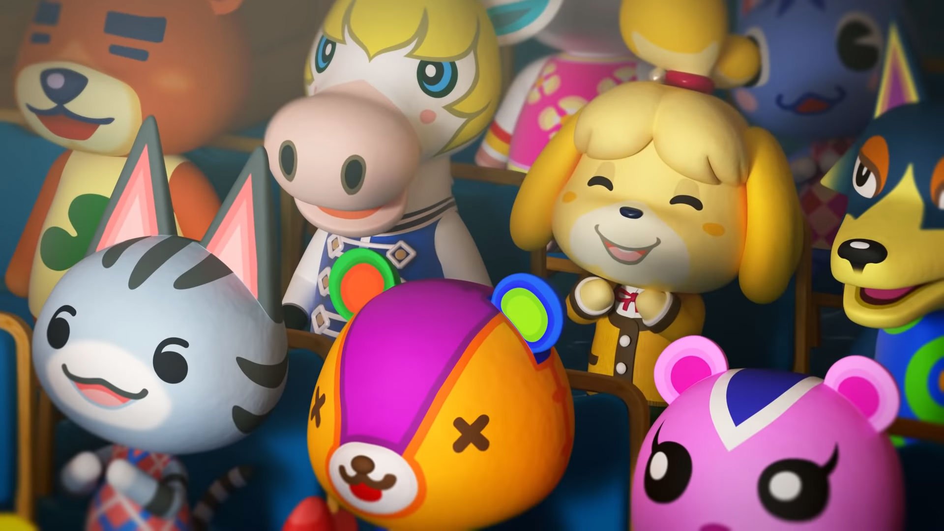 Animal Crossing characters in a group HD Wallpaper