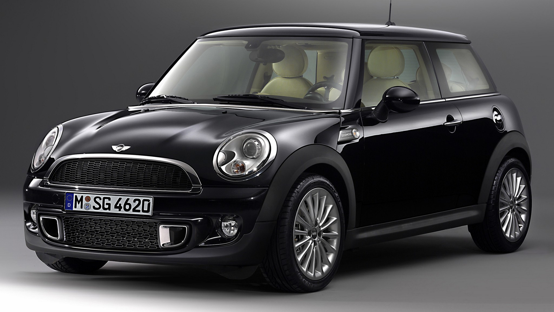 Black 2012 Mini Cooper S inspired by Goodwood HD Wallpaper