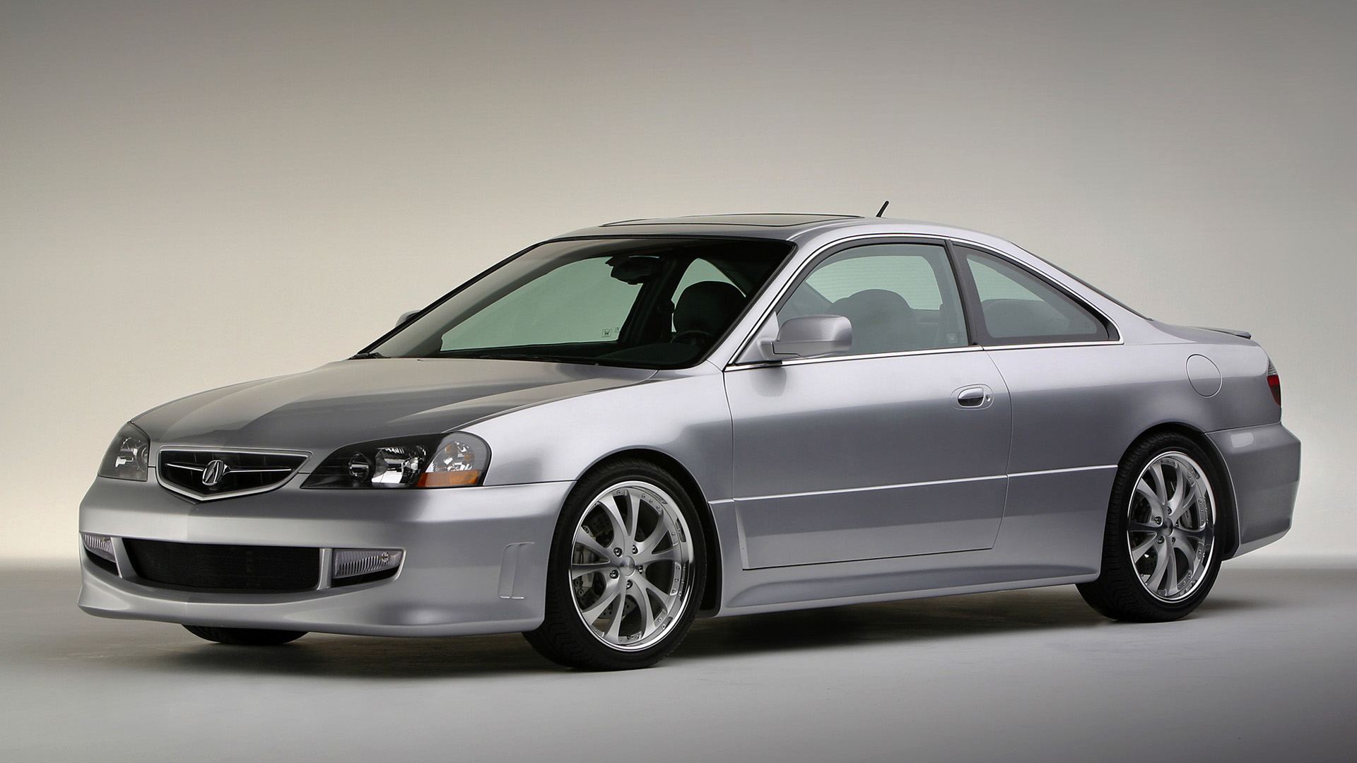 Silver 2002 Acura 3.2 CL Type-S Coupe HD Wallpaper