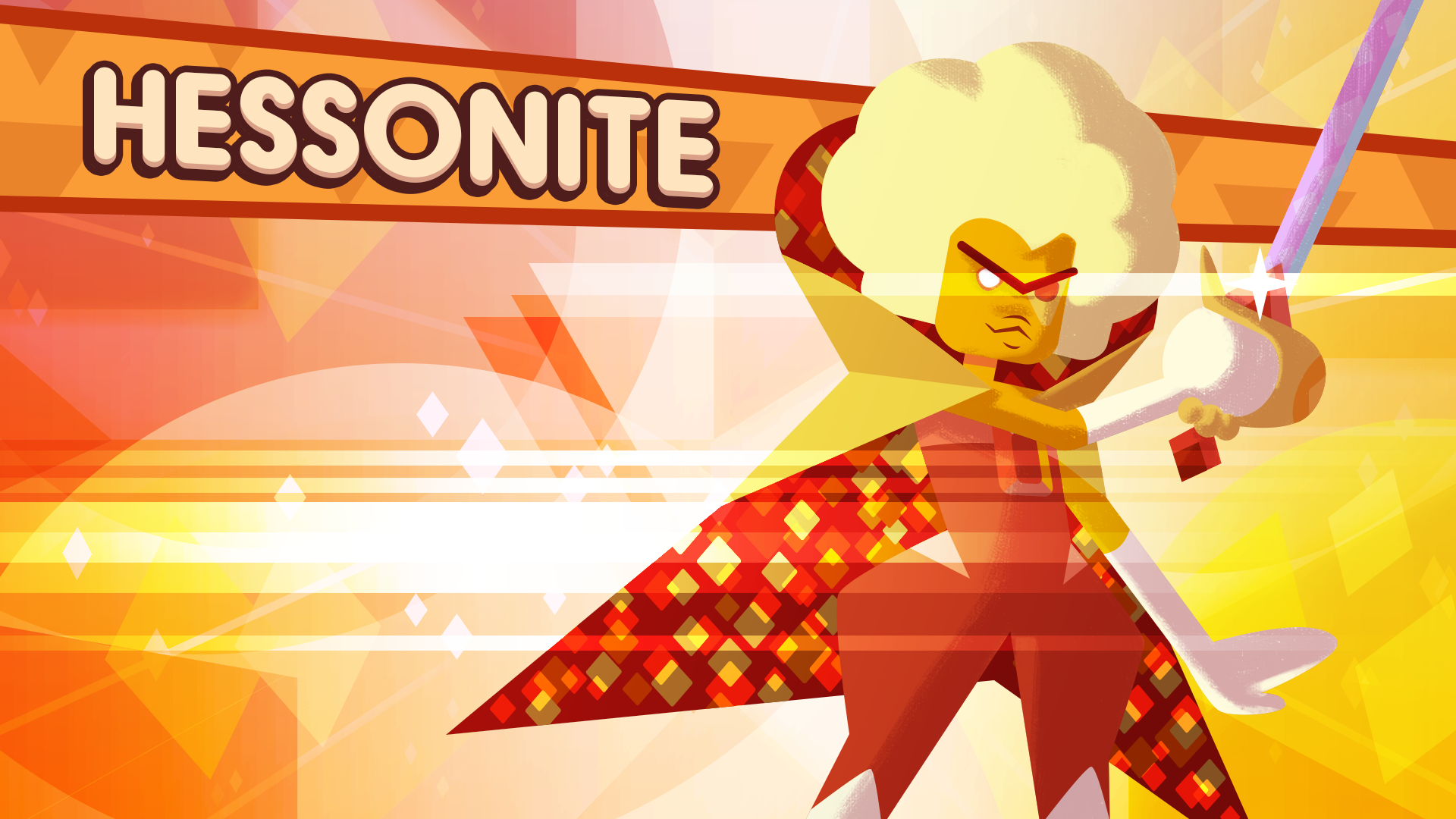 Hessonite from Steven Universe HD Wallpaper
