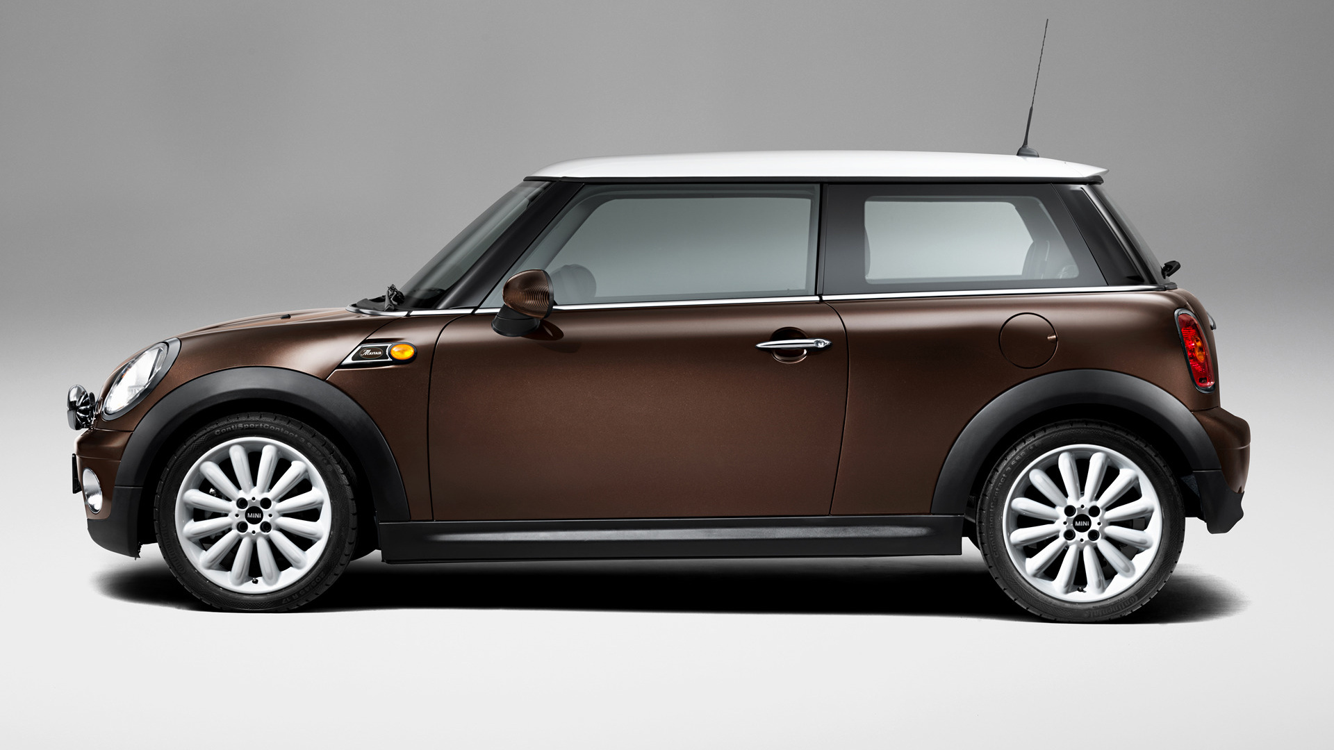 2009 Mini Cooper 50 Mayfair brown car HD Wallpaper