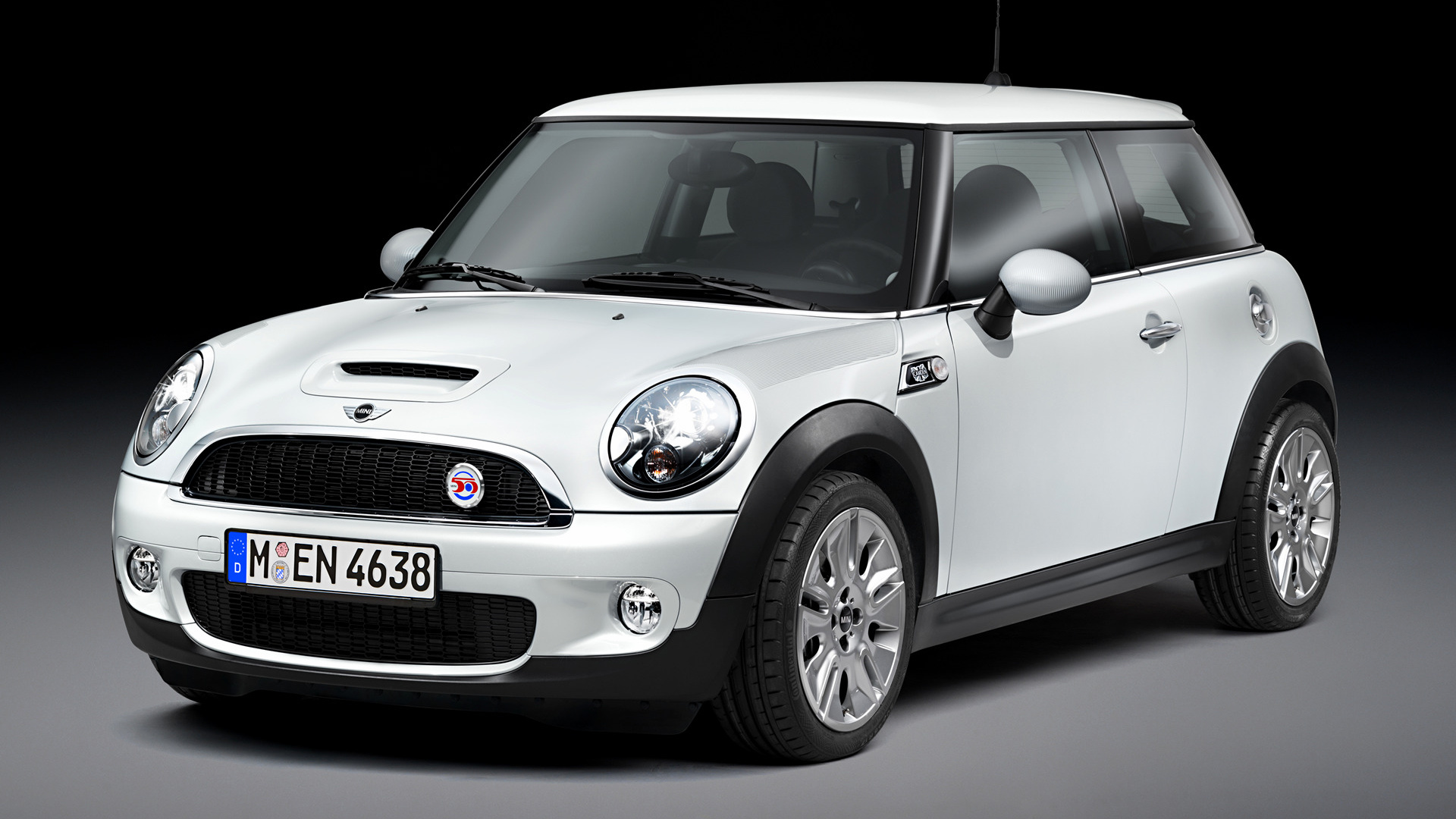 2009 Mini Cooper S 50 Camden White Car HD Wallpaper