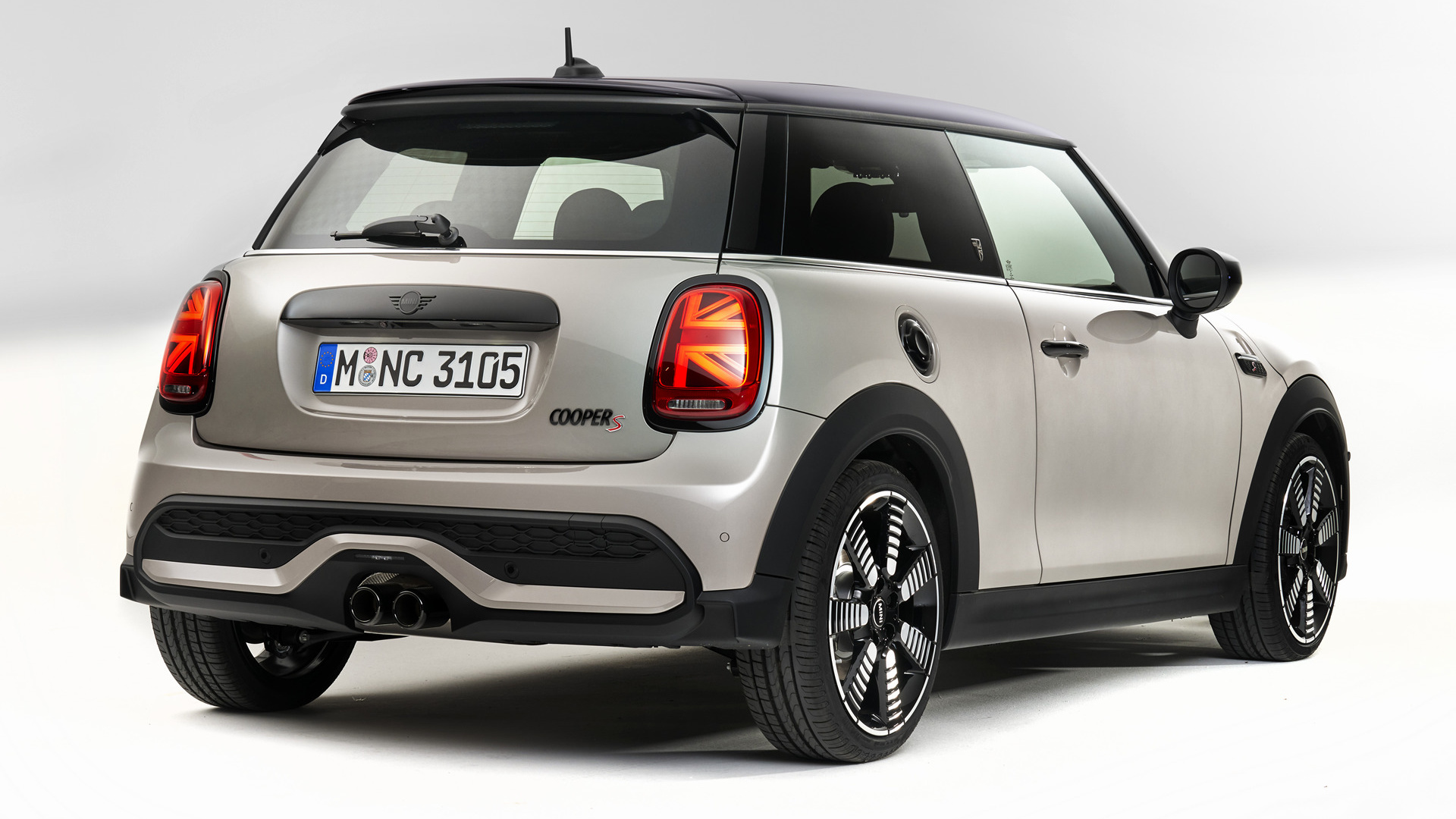 2021 Mini Cooper S rear view HD Wallpaper