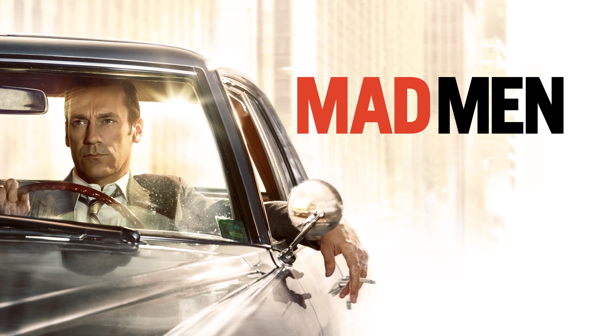 Don Draper from Mad Men driving a car HD Wallpaper