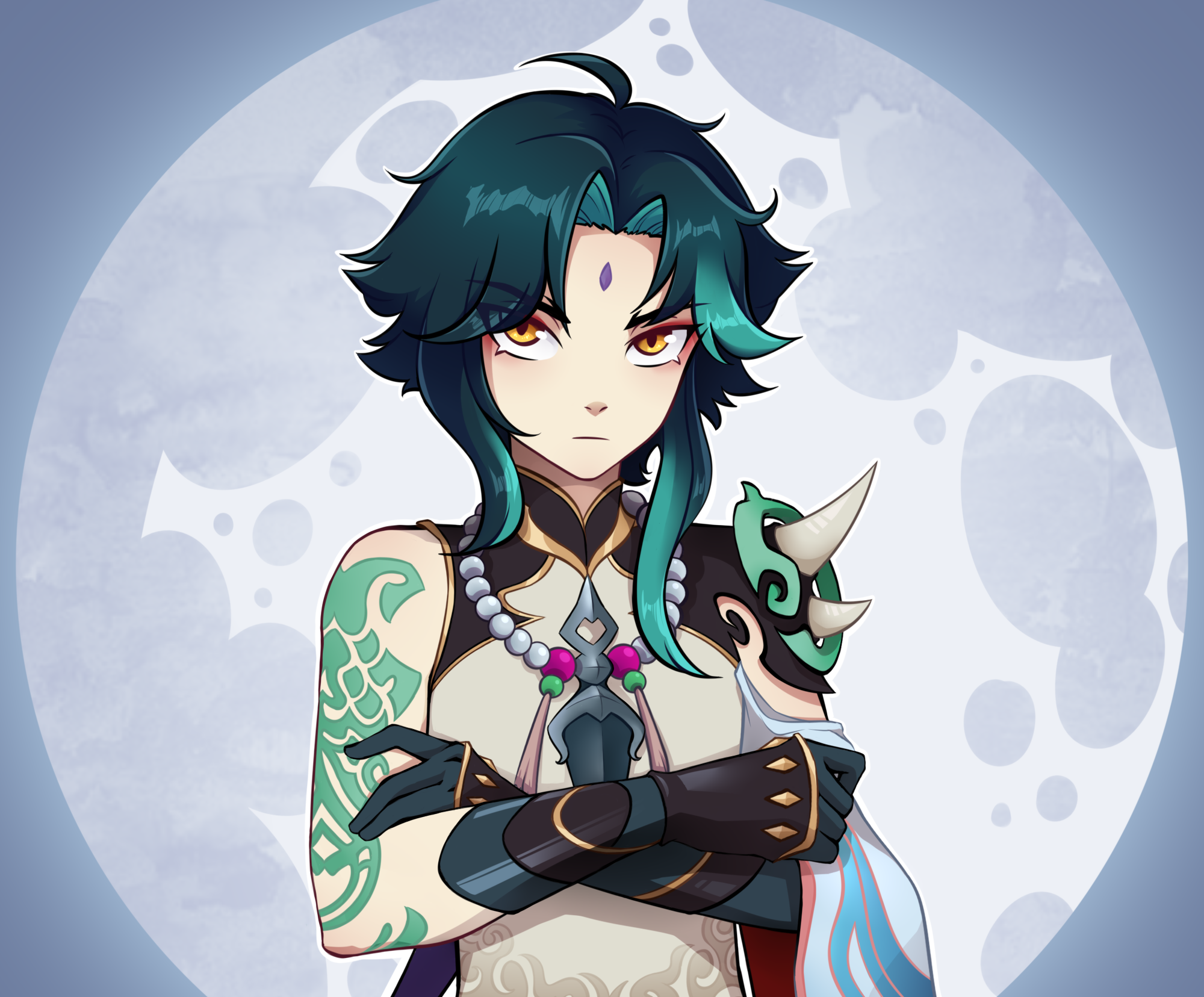 Xiao from Genshin Impact HD Wallpaper