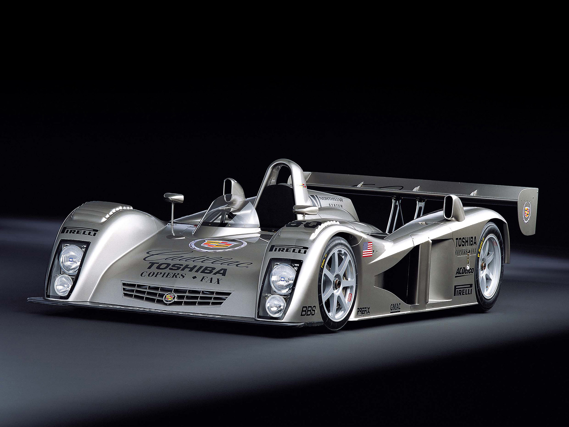 Silver Cadillac LMP Race Car HD Wallpaper